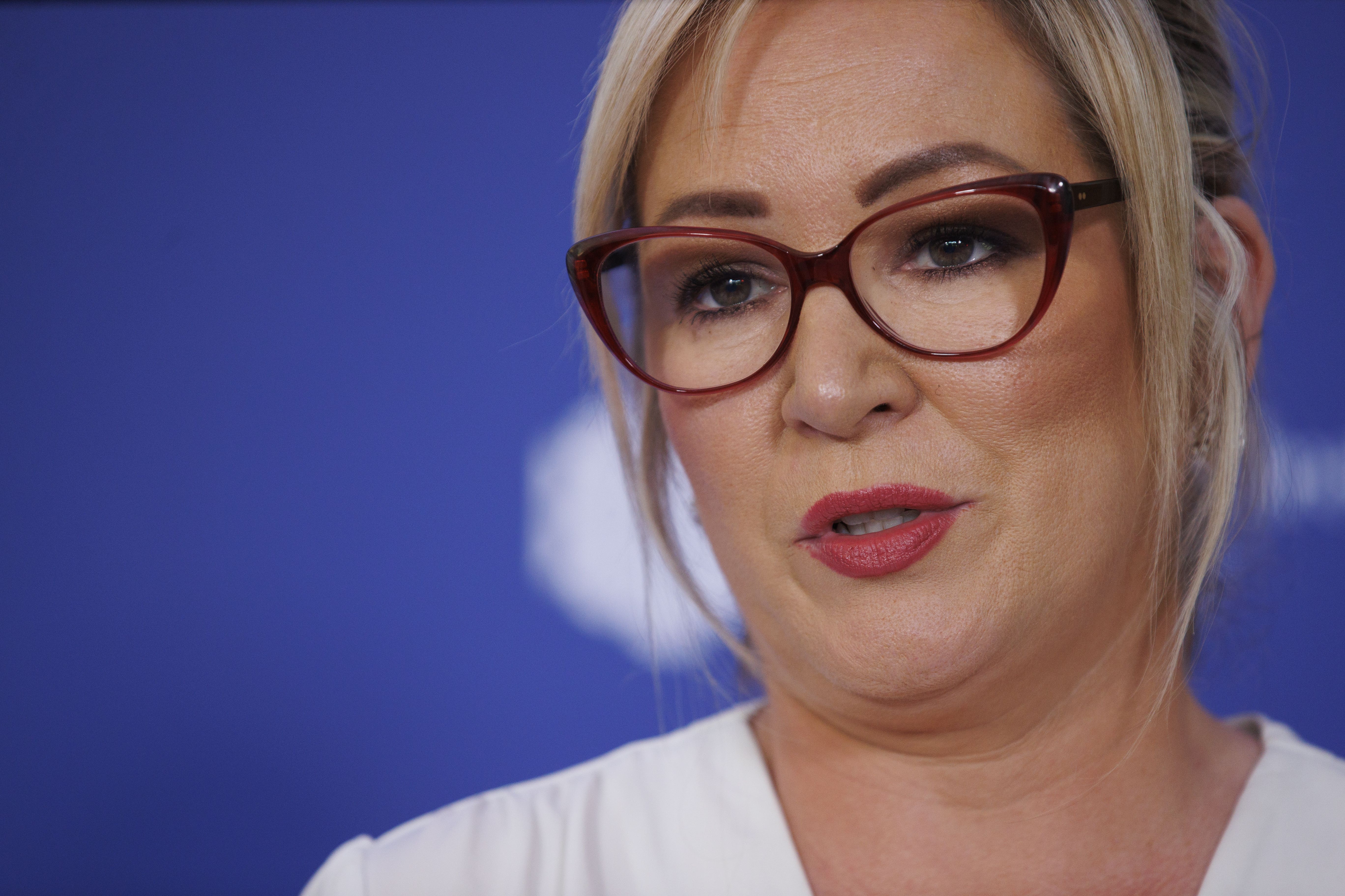 First Minister Michelle O’Neill has written to Sir Keir Starmer pressing for action on Israel (Liam McBurney/PA)