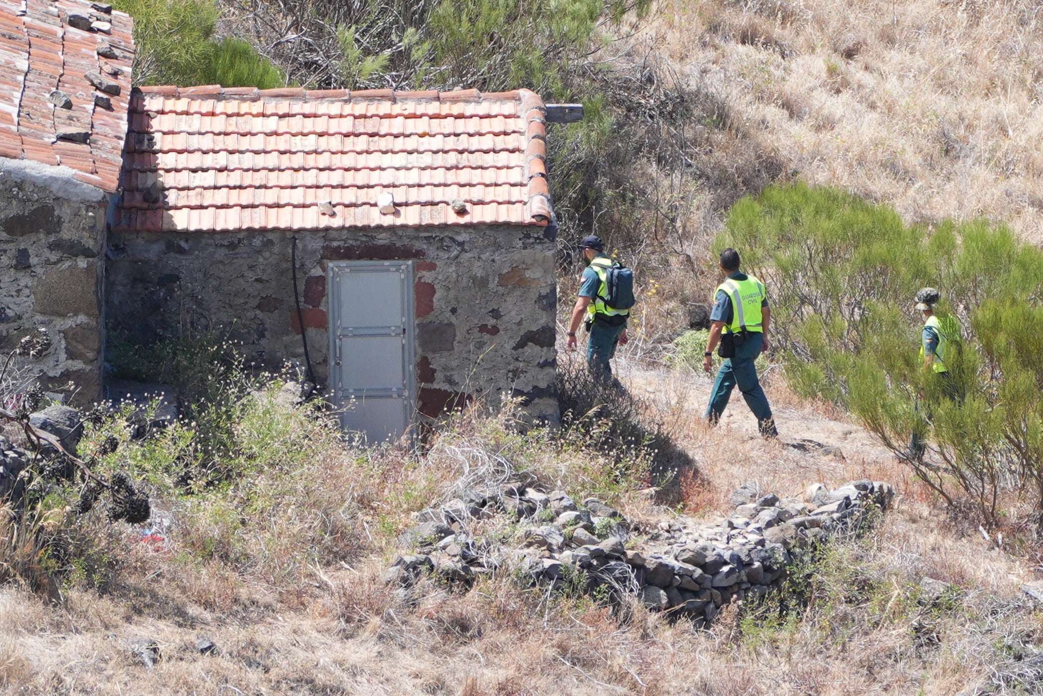 A widespread search was carried out for Mr Slater in the village of Masca, Tenerife