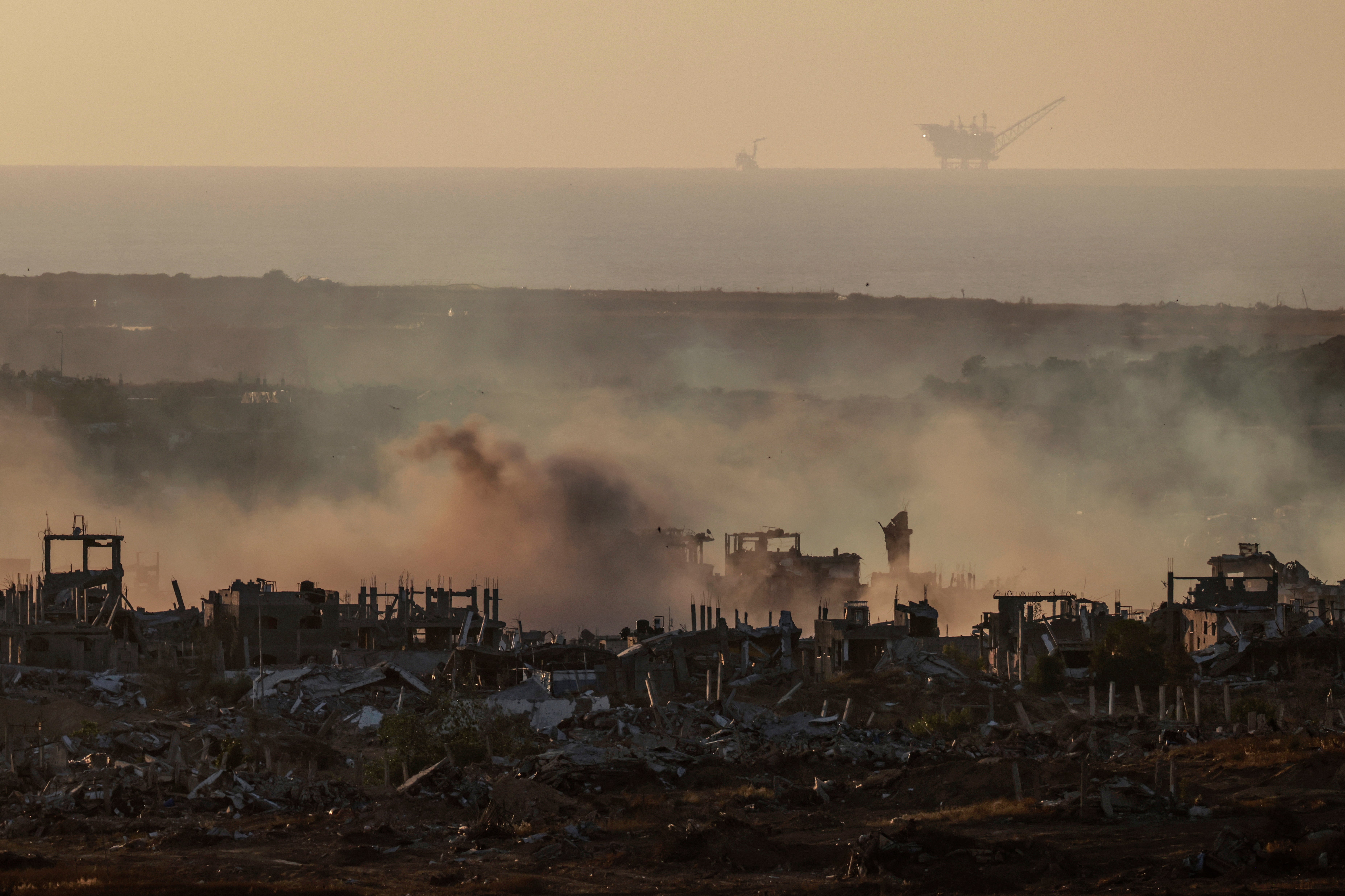 The shooting comes as Israel launched a new offensive in war-torn Gaza