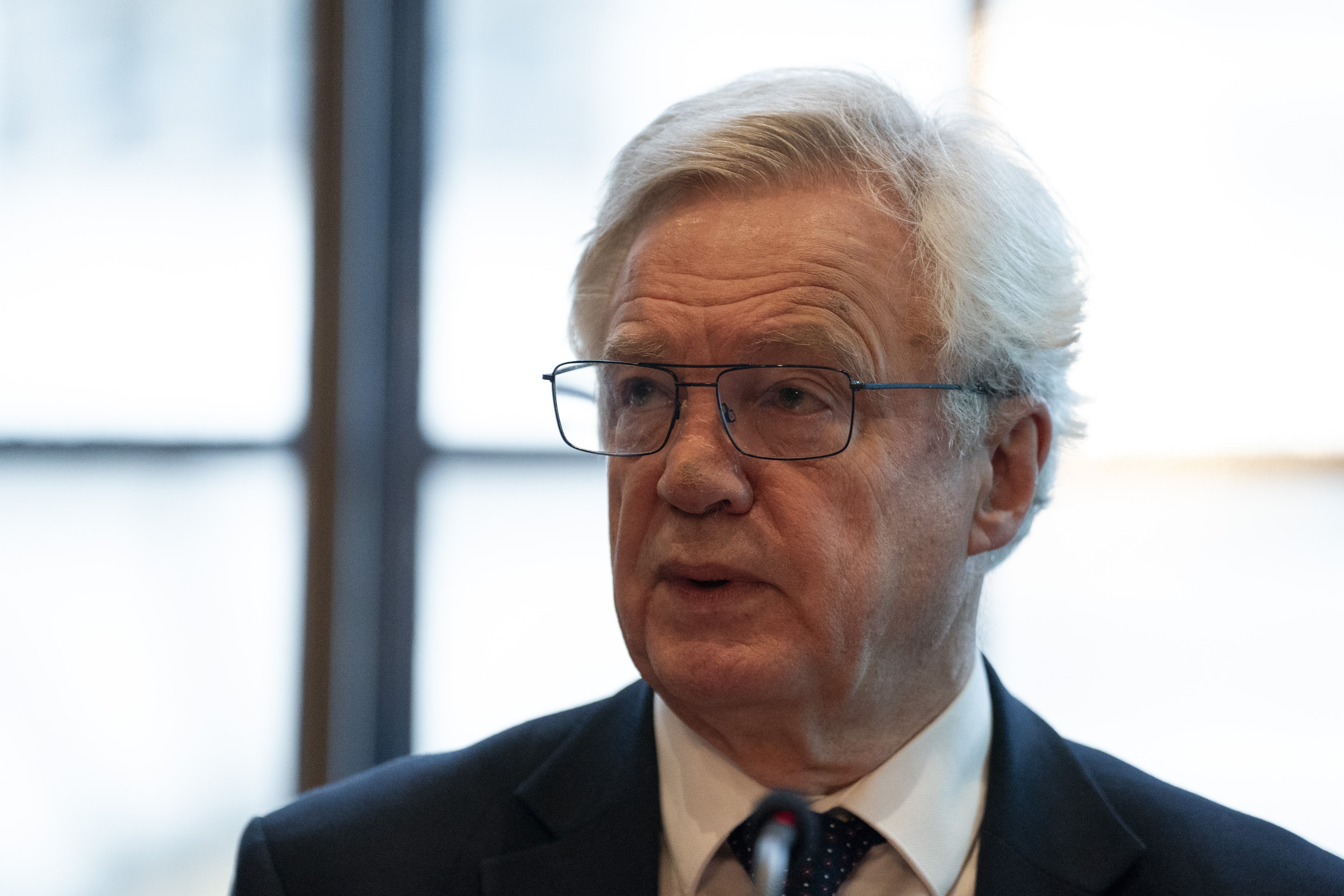 Former Conservative cabinet minister Sir David Davis said the arrests were an ‘excessive use of counterterrorism law’ (Ben Whitley/PA)
