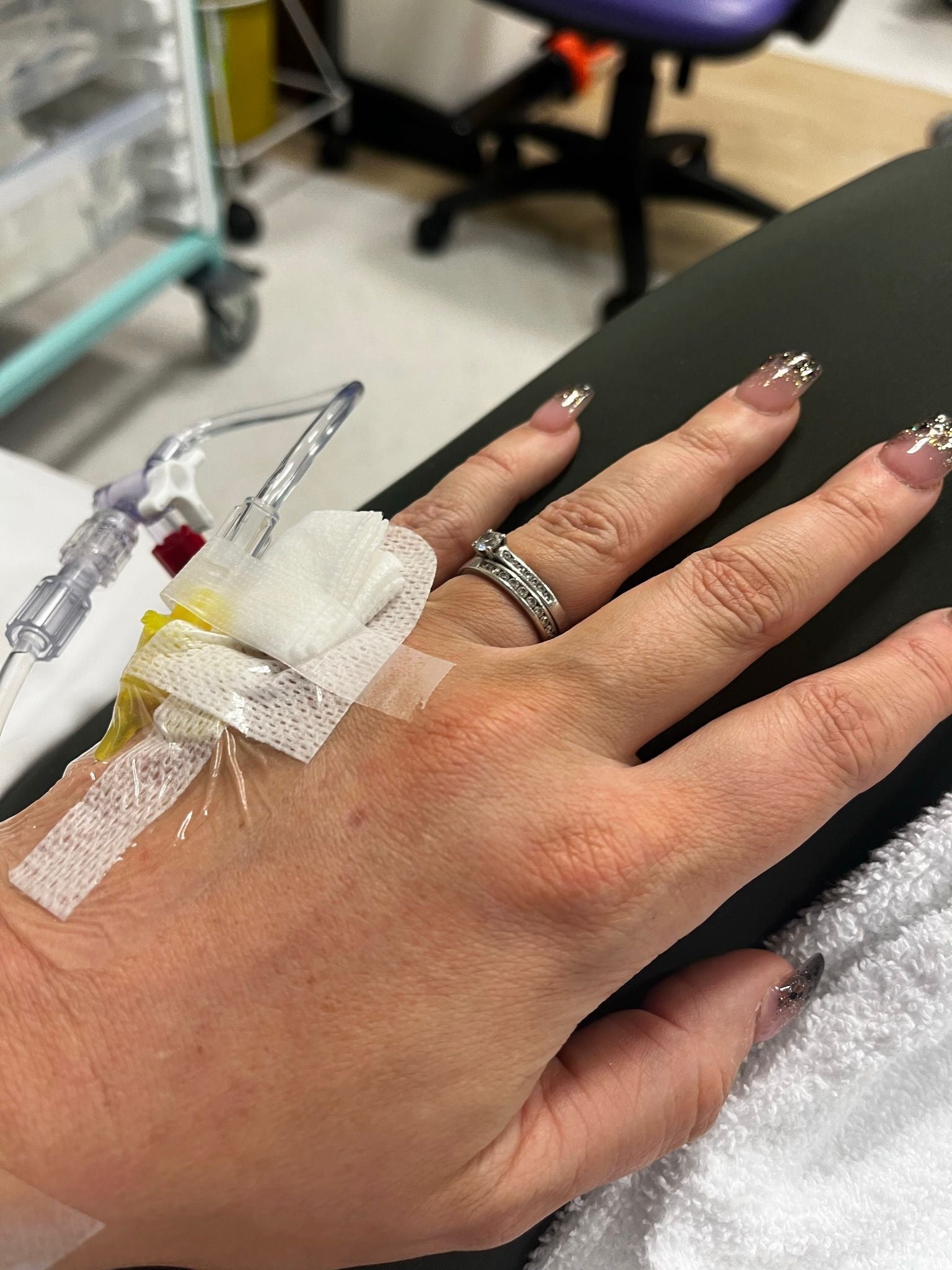 Carrie said the chemotherapy treatment she received was 'brutal'
