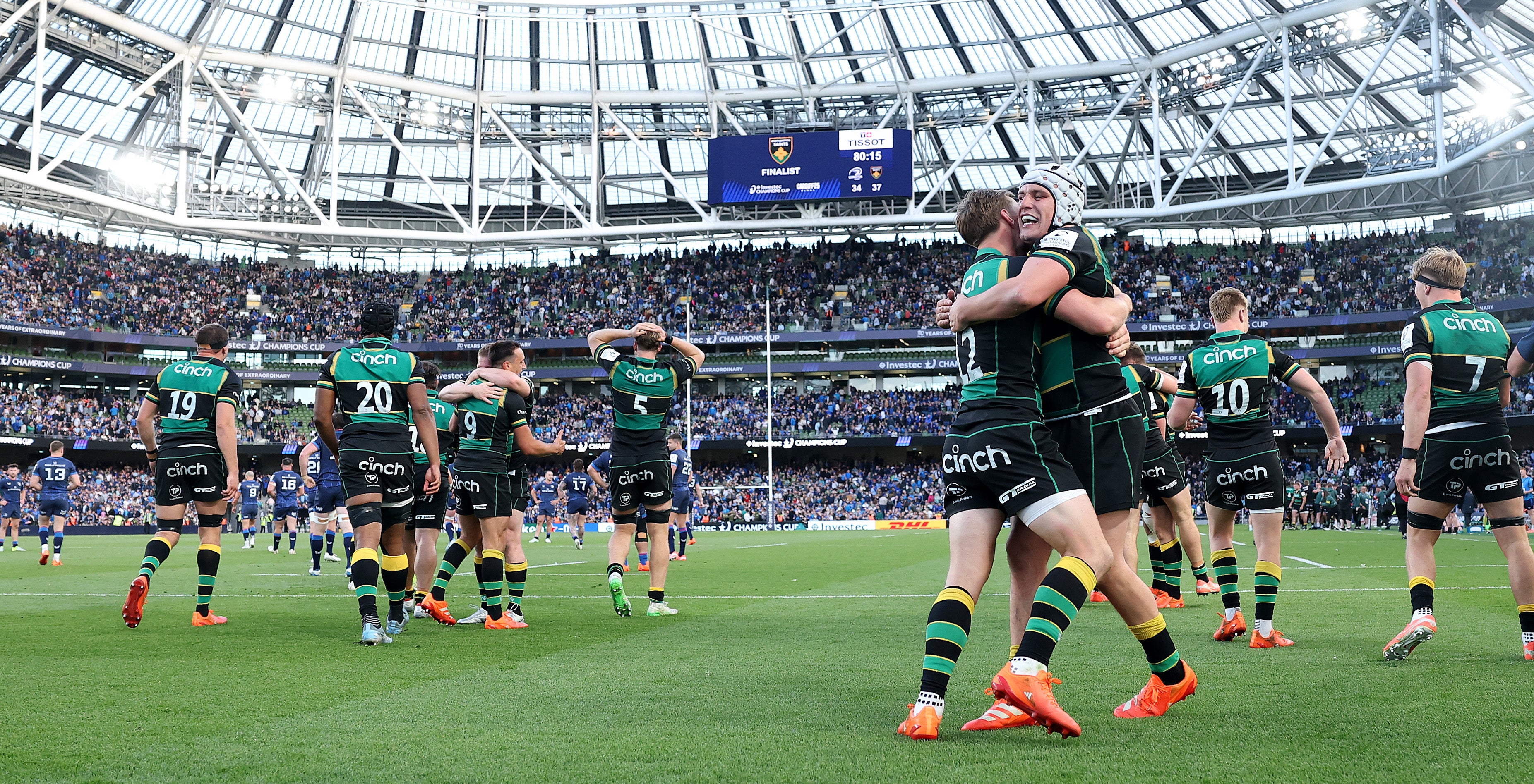 Northampton stunned Leinster in the semi-finals