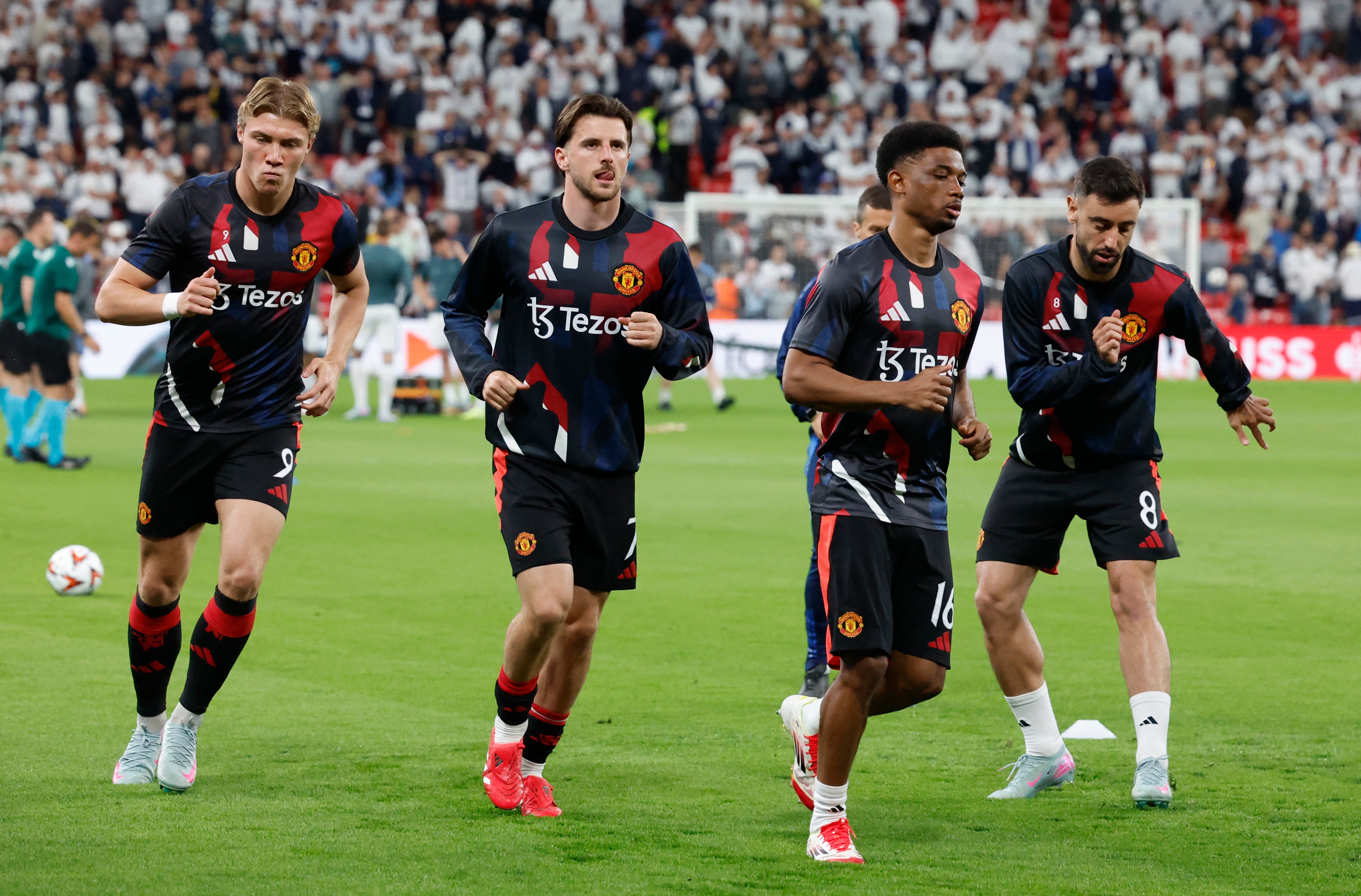 Mason Mount starts just his second Europa League game of the season in the final