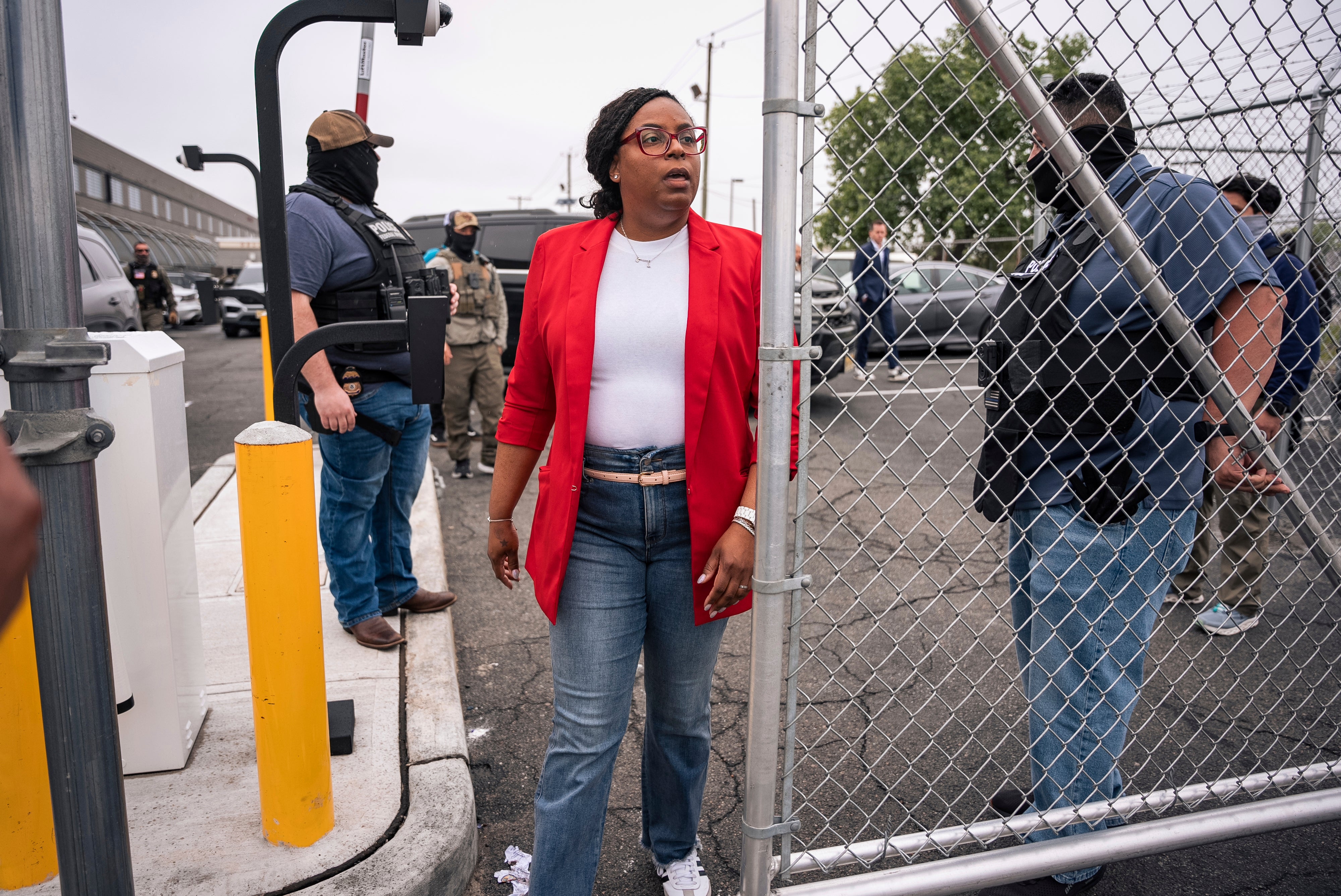 U.S. Rep. LaMonica McIver plans not-guilty plea in federal case accusing her of forcibly impeding and interfering with federal law enforcement officers over May ICE detention center visit