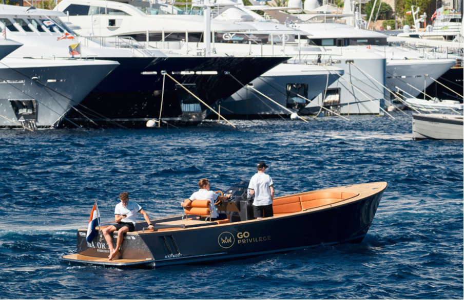 A trackside superyacht is one of the best places to catch the action at the Monaco Grand Prix