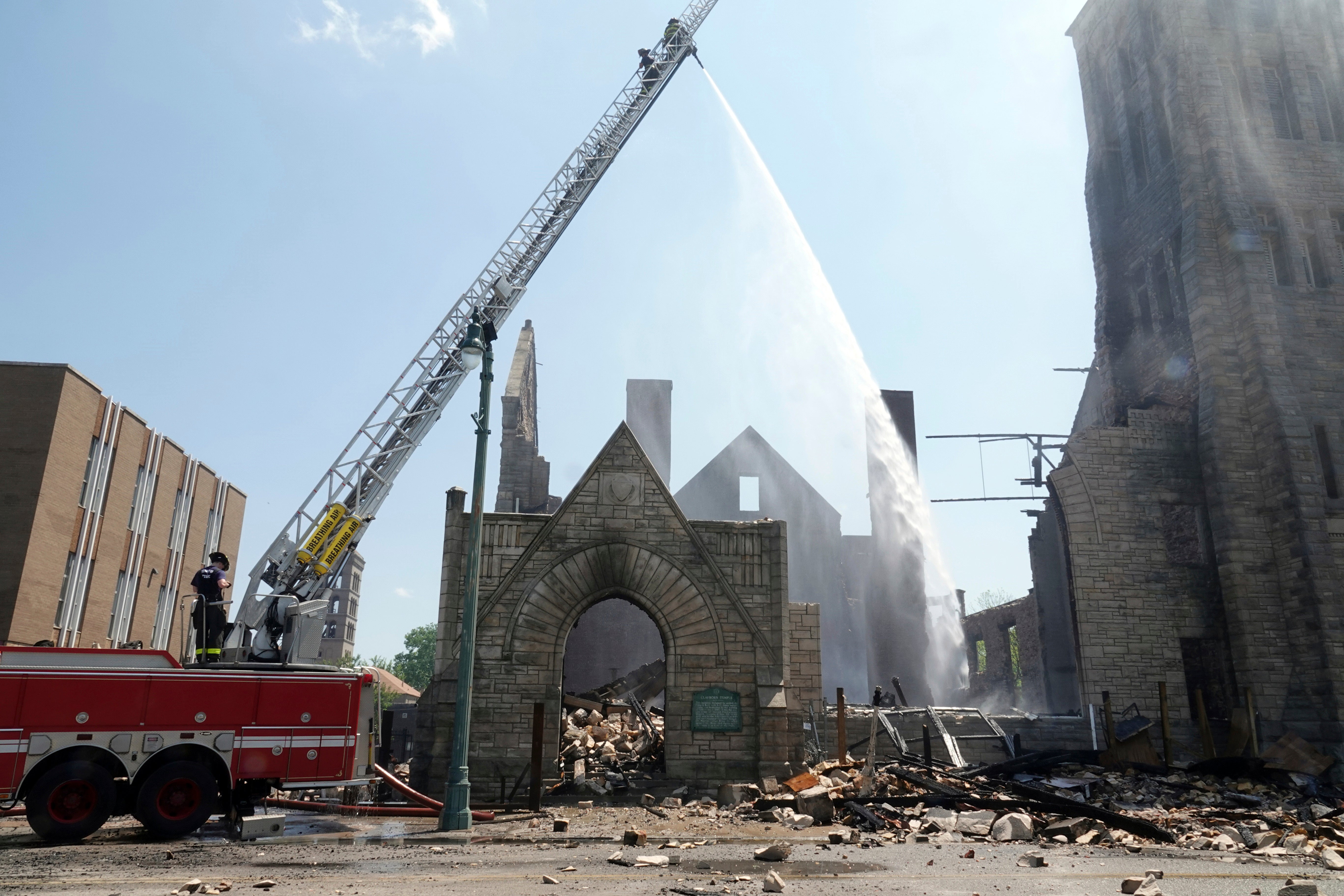 Memphis Historic Church Fire