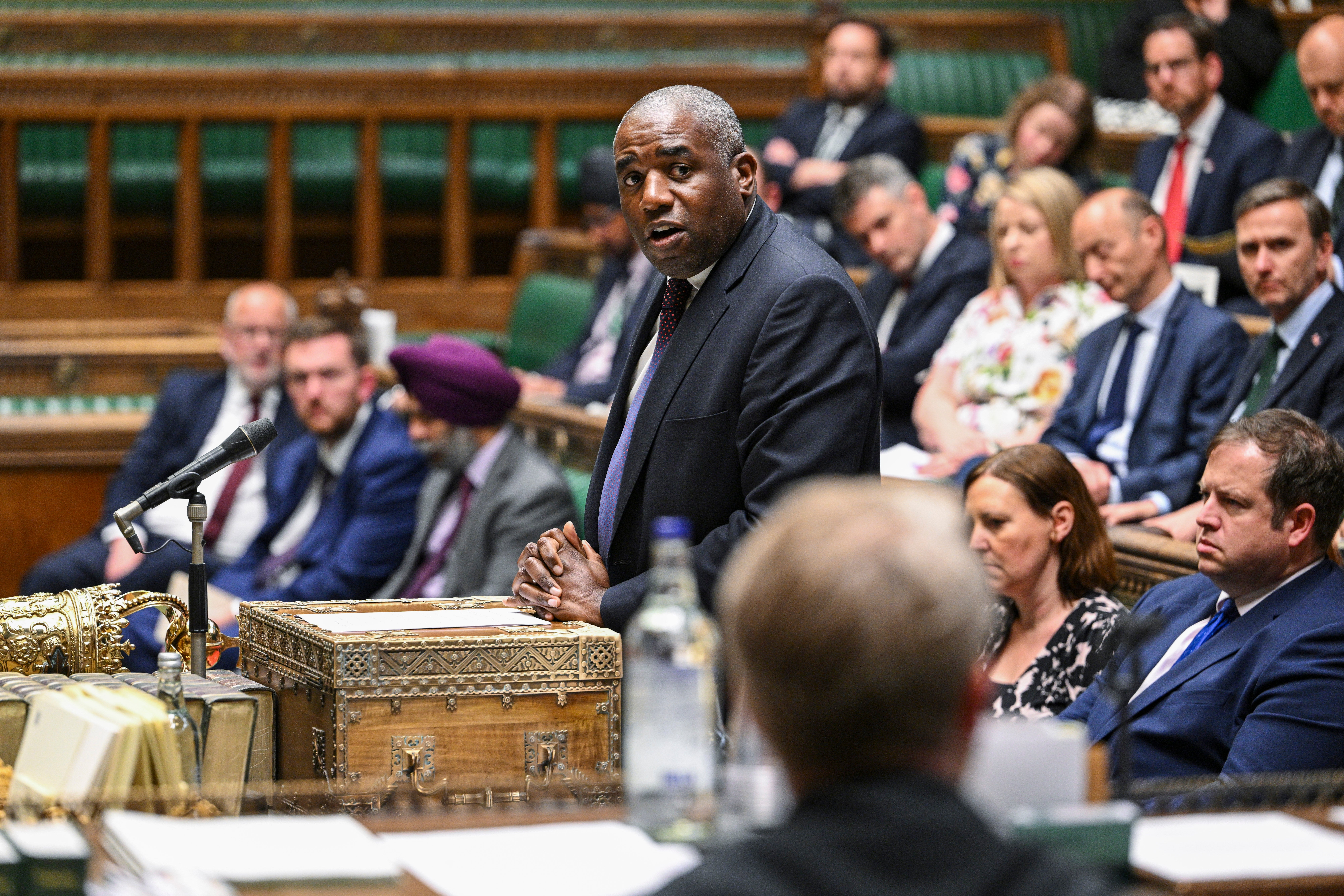 ‘David Lammy was harsher, evoking his bona fides in supporting Israel since the war began in 2023, before saying: “We must call [ethnic cleansing] this what it is. It is extremism. It is repellent. It is monstrous”’