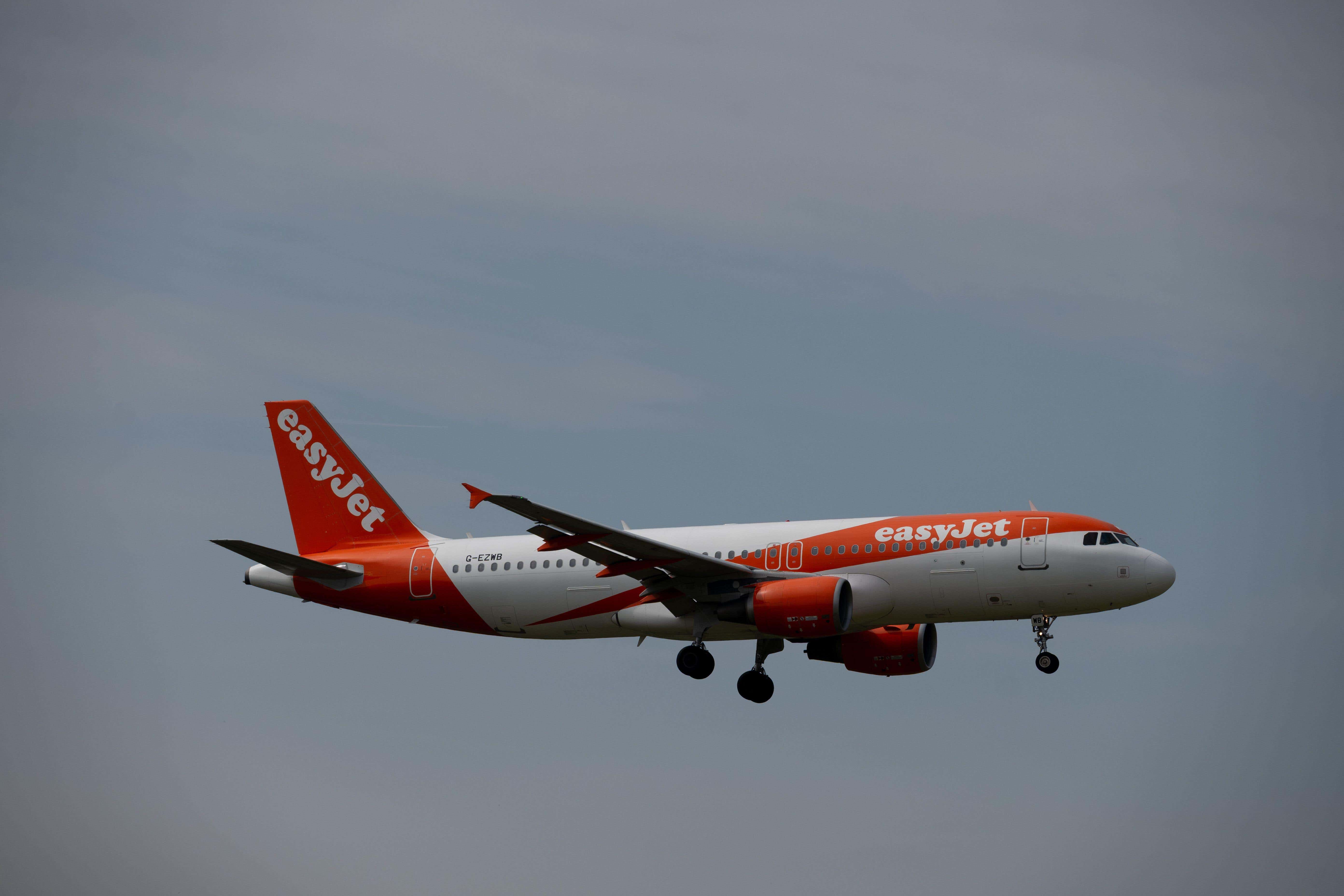 EasyJet said the number of passengers it carried in the first three months of the year was up 8% compared to a year ago (Alamy/PA)