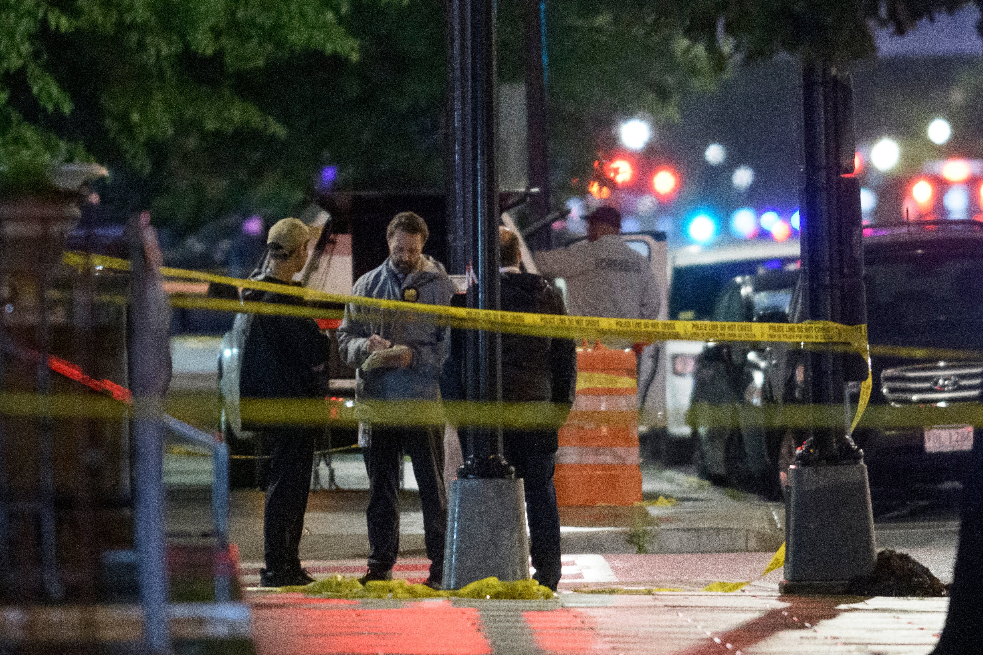 The victims were leaving an event at the Capital Jewish Museum when the 30-year-old suspect approached