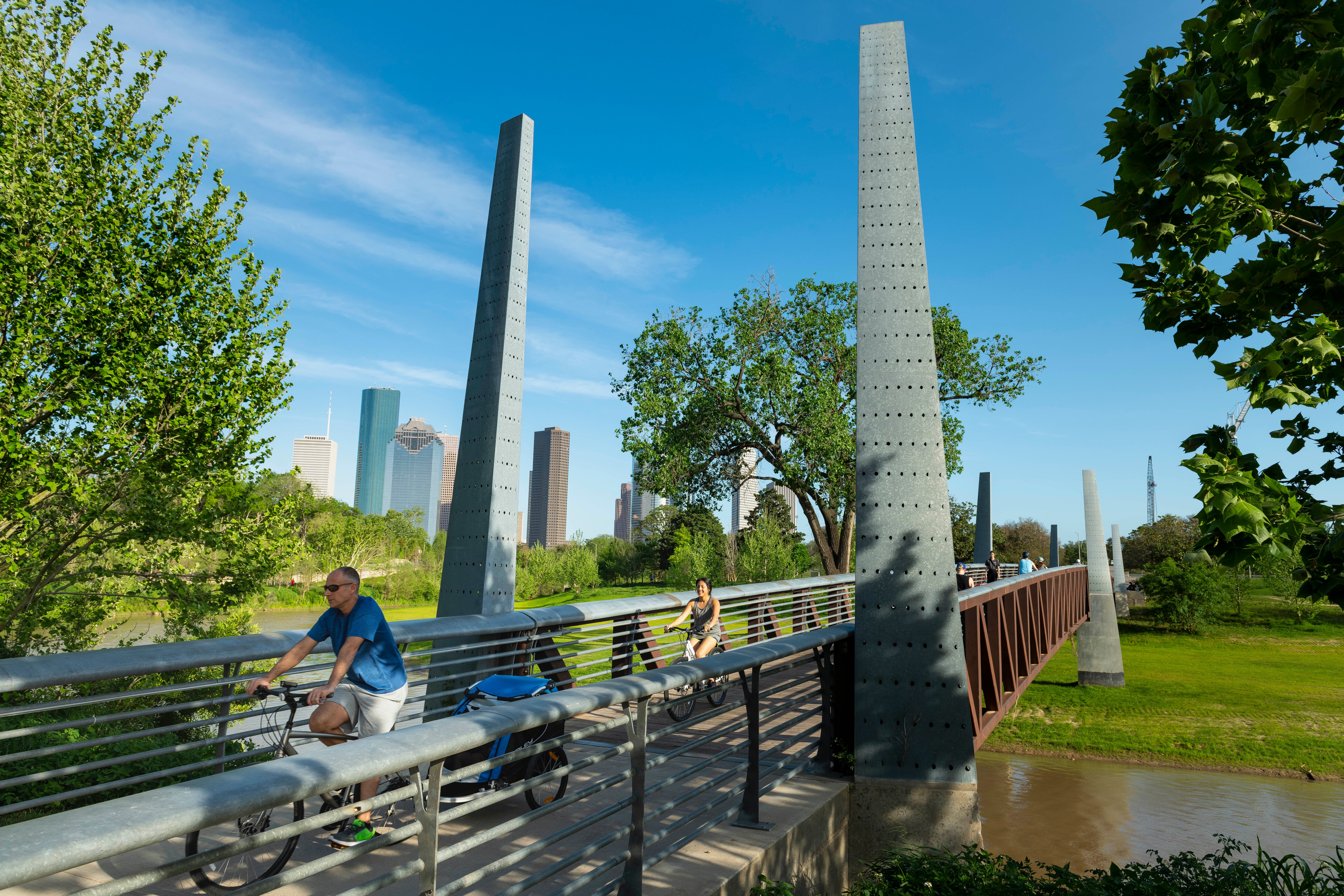 Houston has over 300 miles of trails and dedicated bike lanes