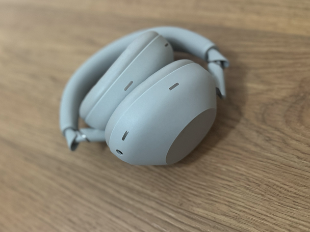 The headphones now fold down compactly, making them more travel-ready (Alex Lee/The Independent )