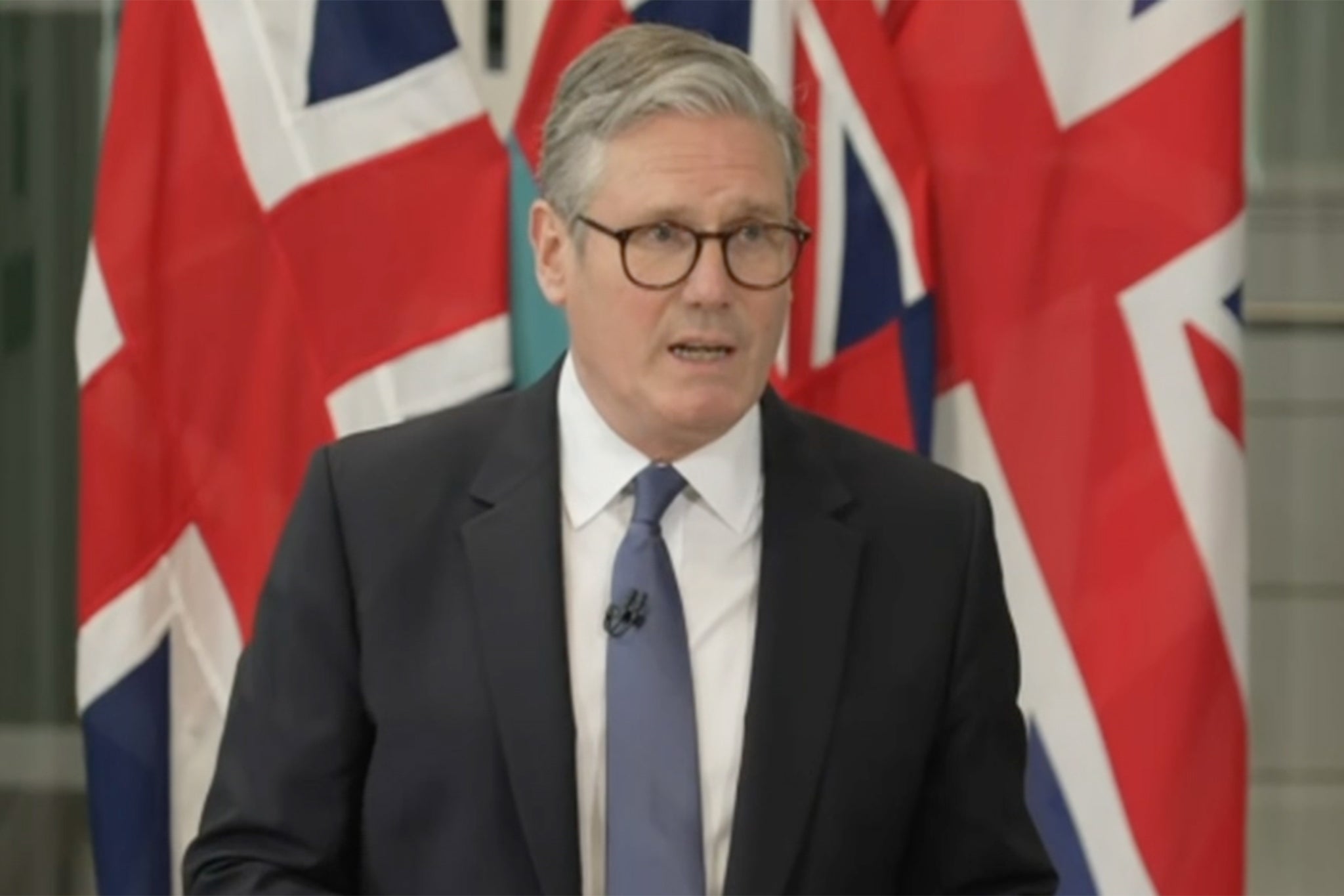 Keir Starmer said the UK had to hand the islands to Mauritius