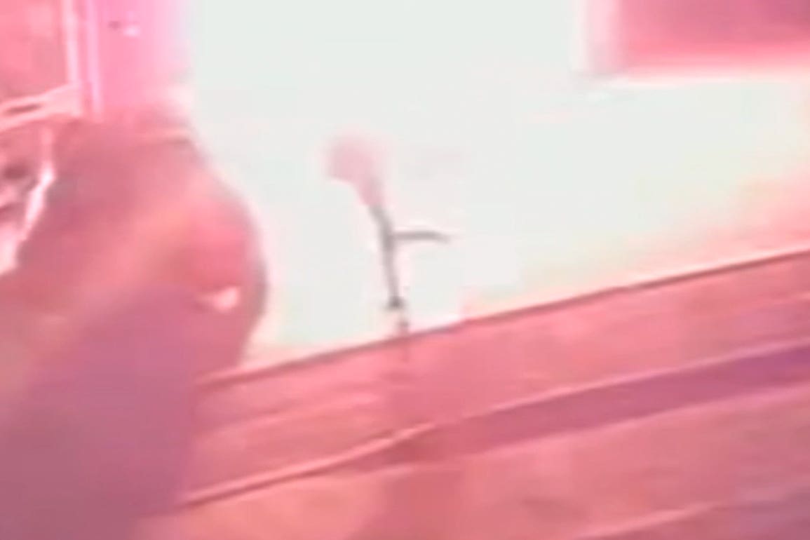 CCTV showed Daniel Tatters at the scene of a fatal fire in Plascom Road, East Park, Wolverhampton, in June last year (PA)