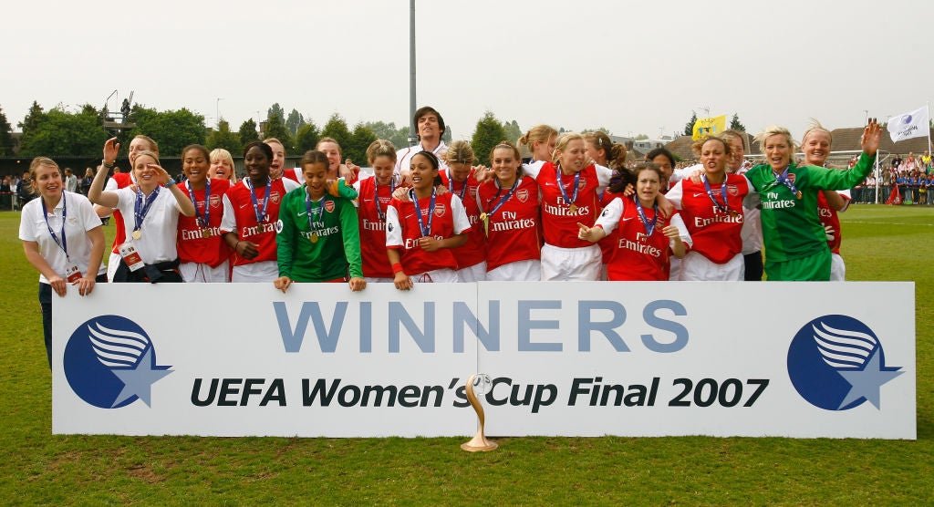 Arsenal remain the only English team to win the Women’s Champions League