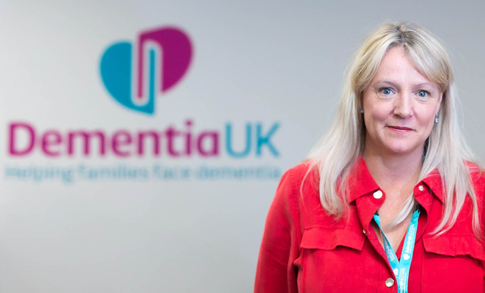 Helen now works as a dementia specialist Admiral Nurse at Dementia UK