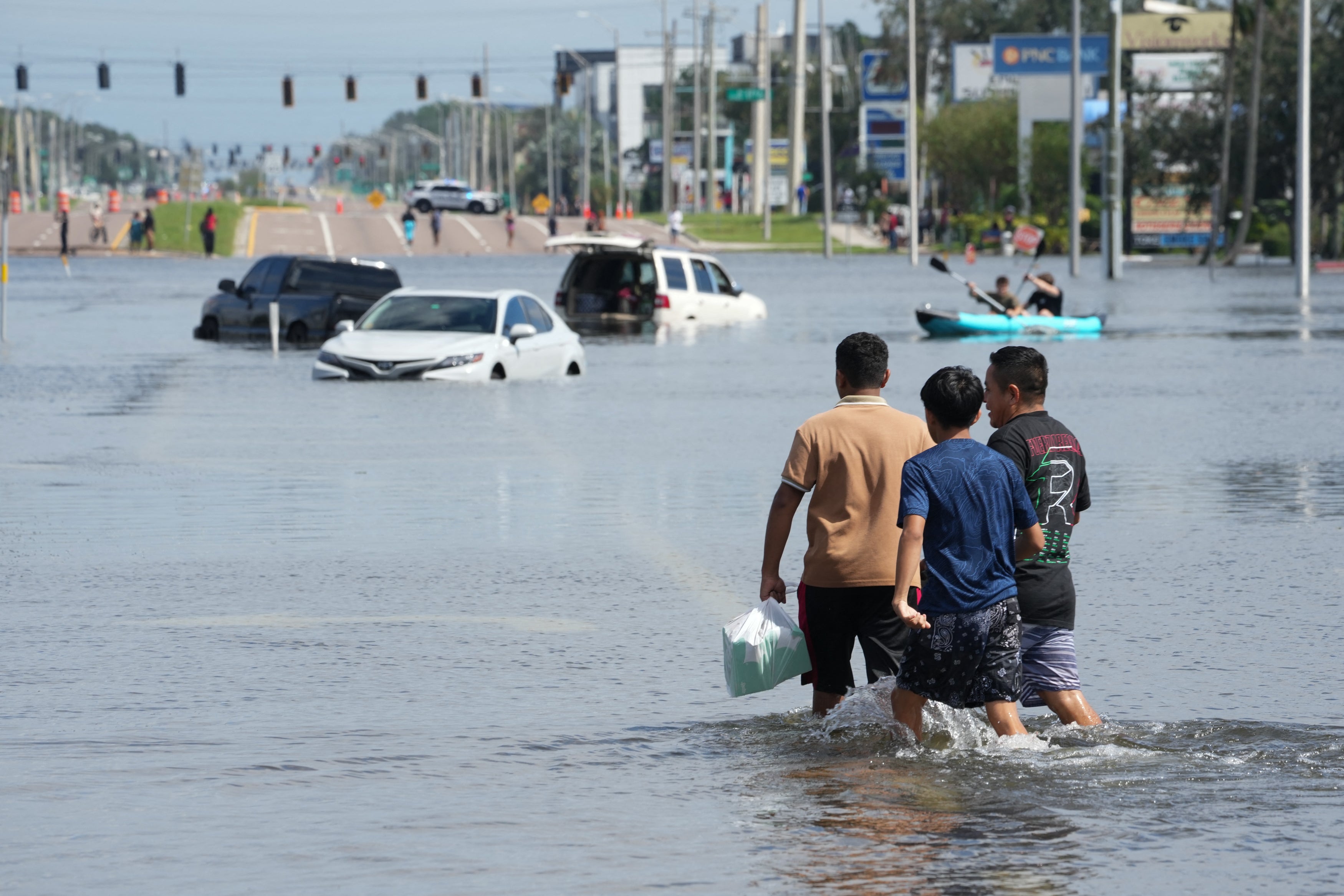 Climate change has packed storms with more rainfall. It’s also resulted in warmer sea surface temperatures that fuel hurricanes