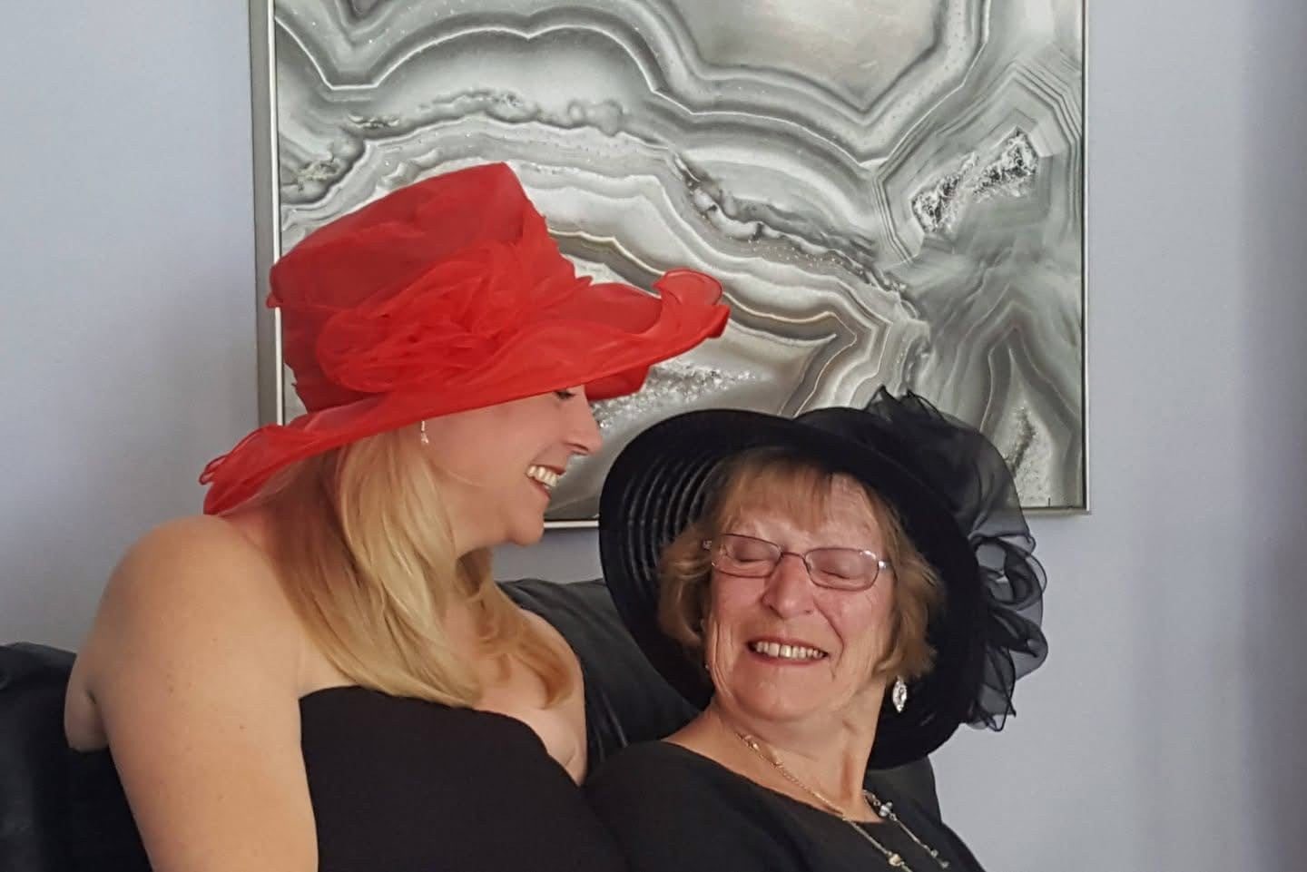 Helen with her mother, Ann, who was diagnosed with vascular dementia in 2024