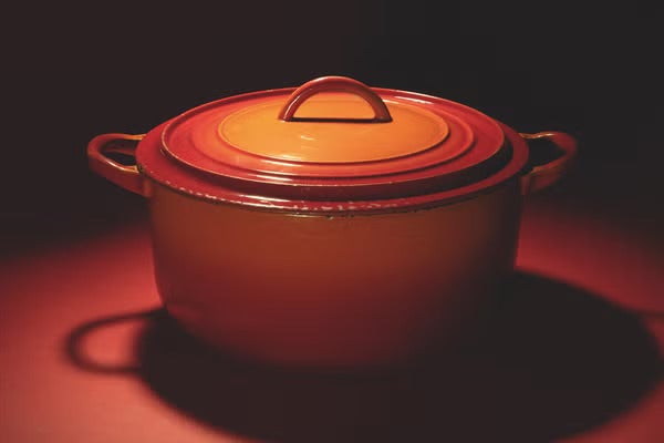 The unmistakeable ‘Volcanic’ hue: not just a colour, but a status symbol in enamel and iron