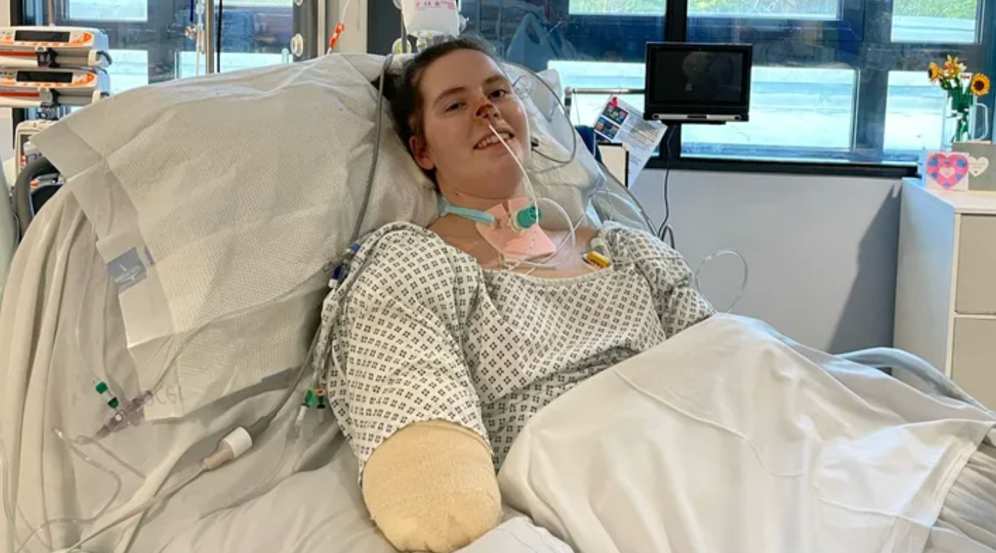‘My daughter went into hospital with flu symptoms – and ended up a quadruple amputee’