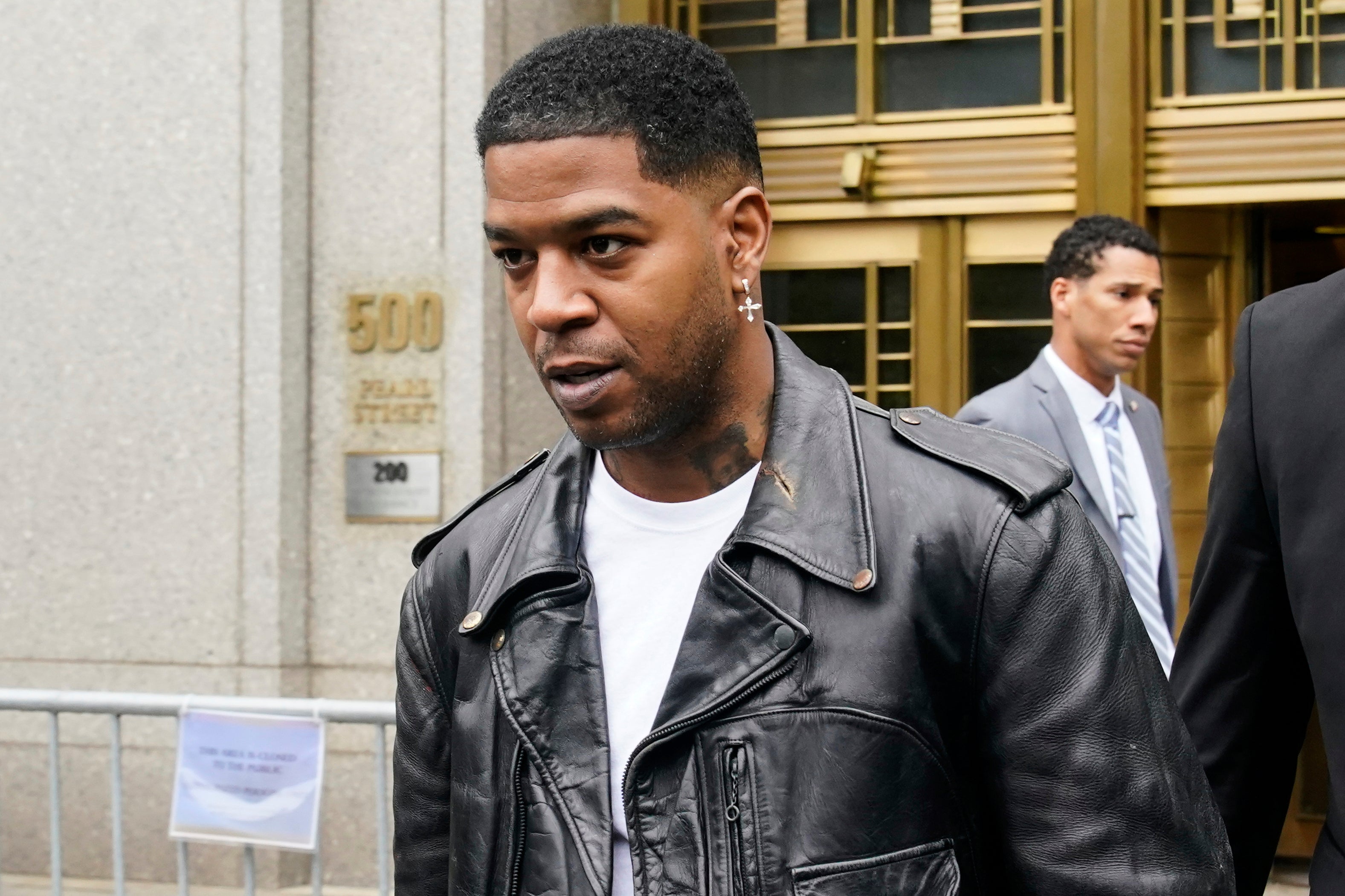 Mescudi leaves federal court, where he described his brief 2011 relationship with Cassie Ventura