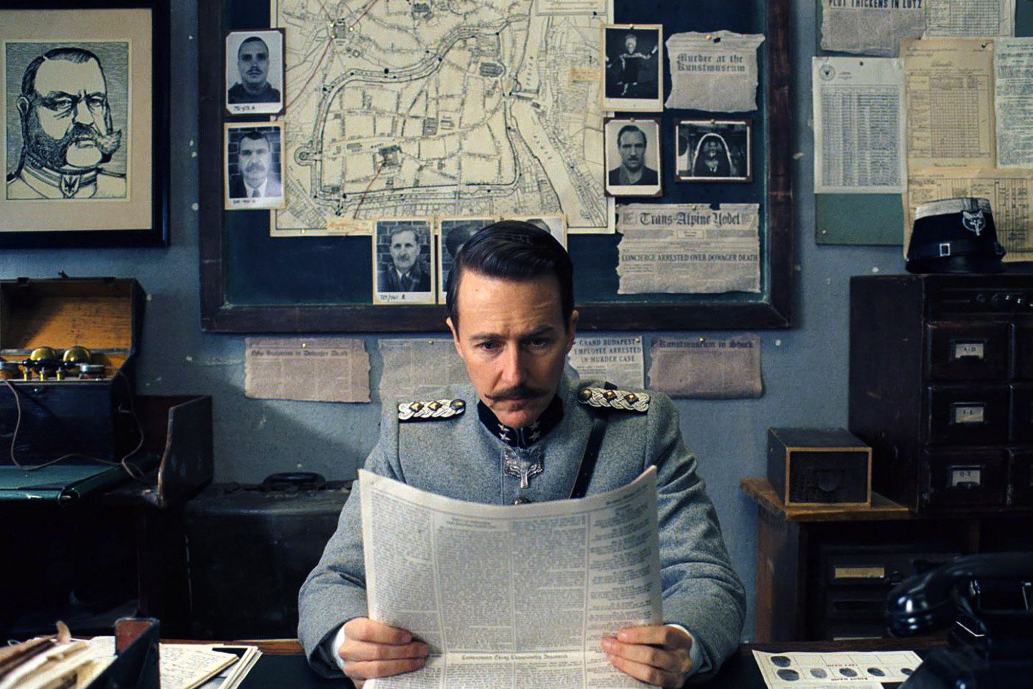 Edward Norton in ‘The Grand Budapest Hotel’