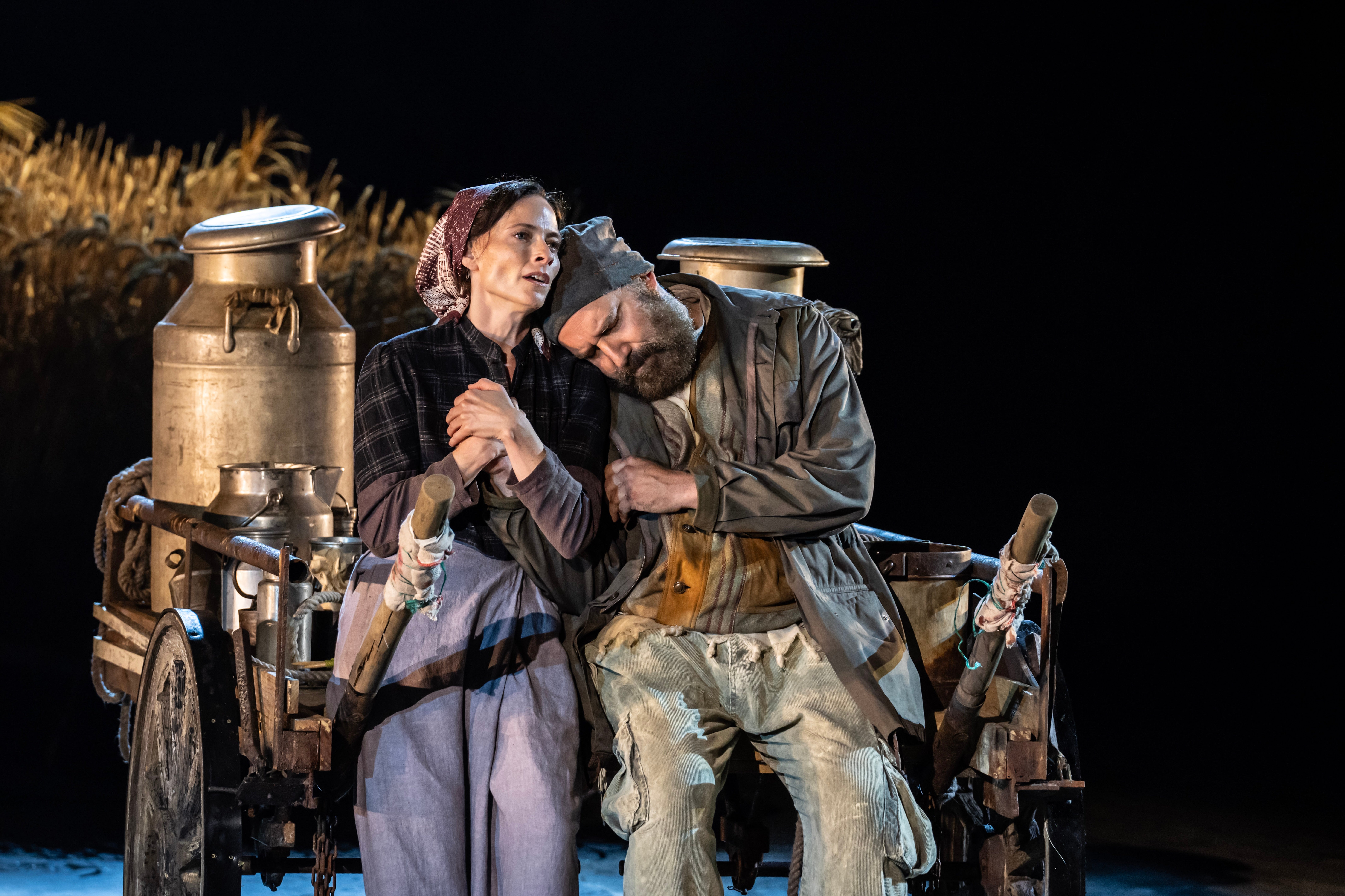 Perfect pair: Laura Pulver and Adam Dannheisser in ‘Fiddler on the Roof’