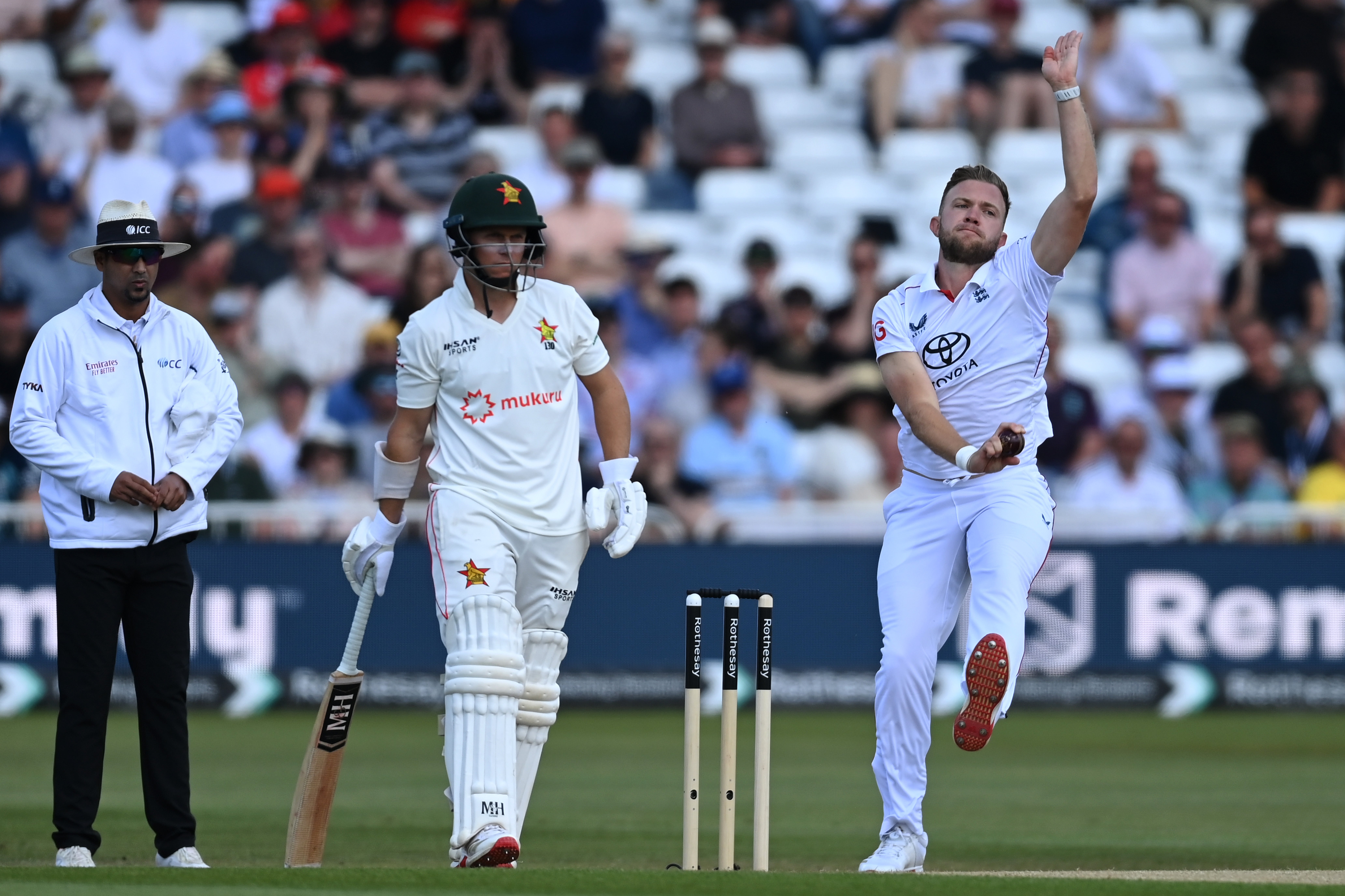Sam Cook showcased his skill but England could not make significant inroads