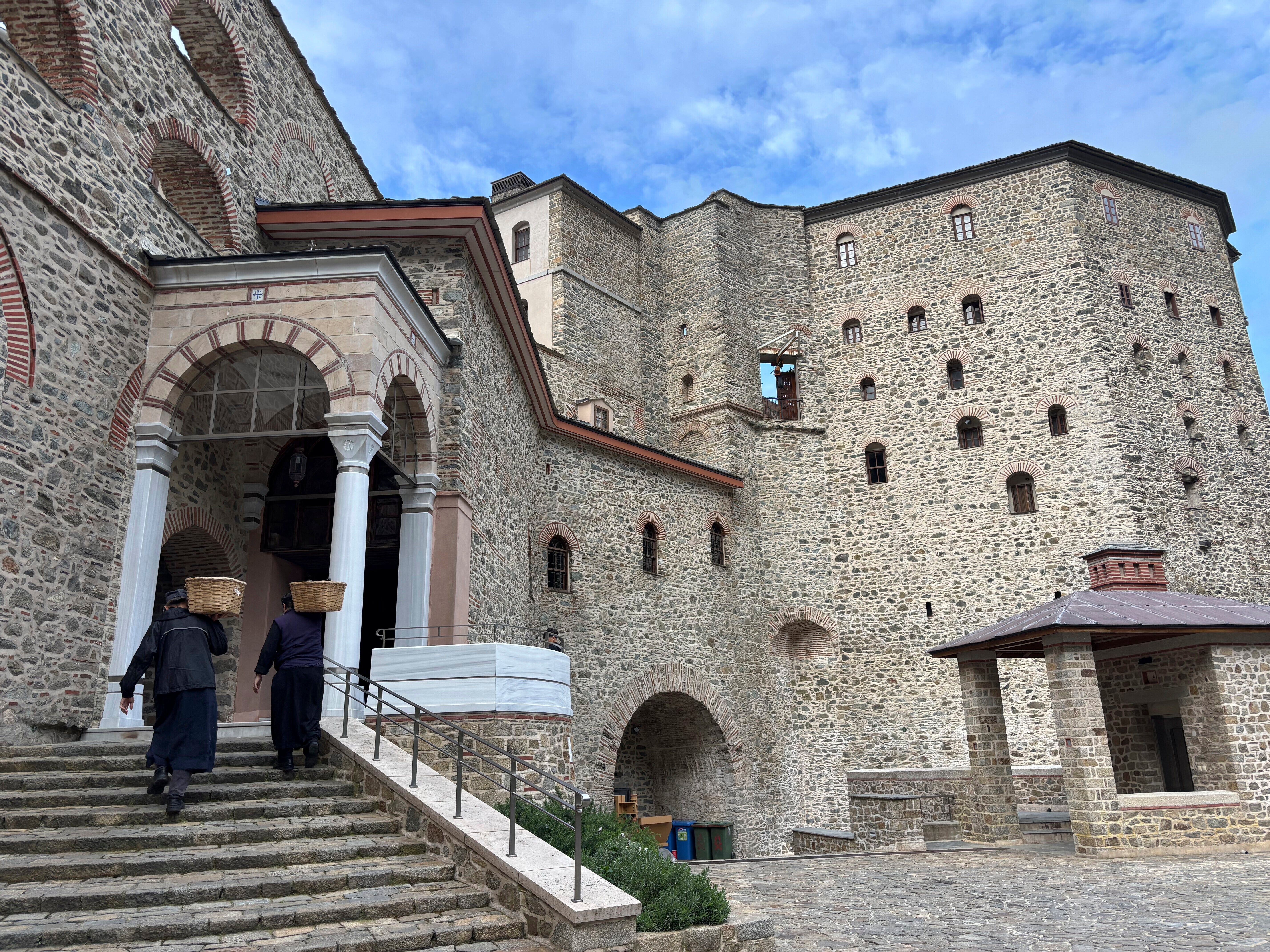 Greece Monastery Clash