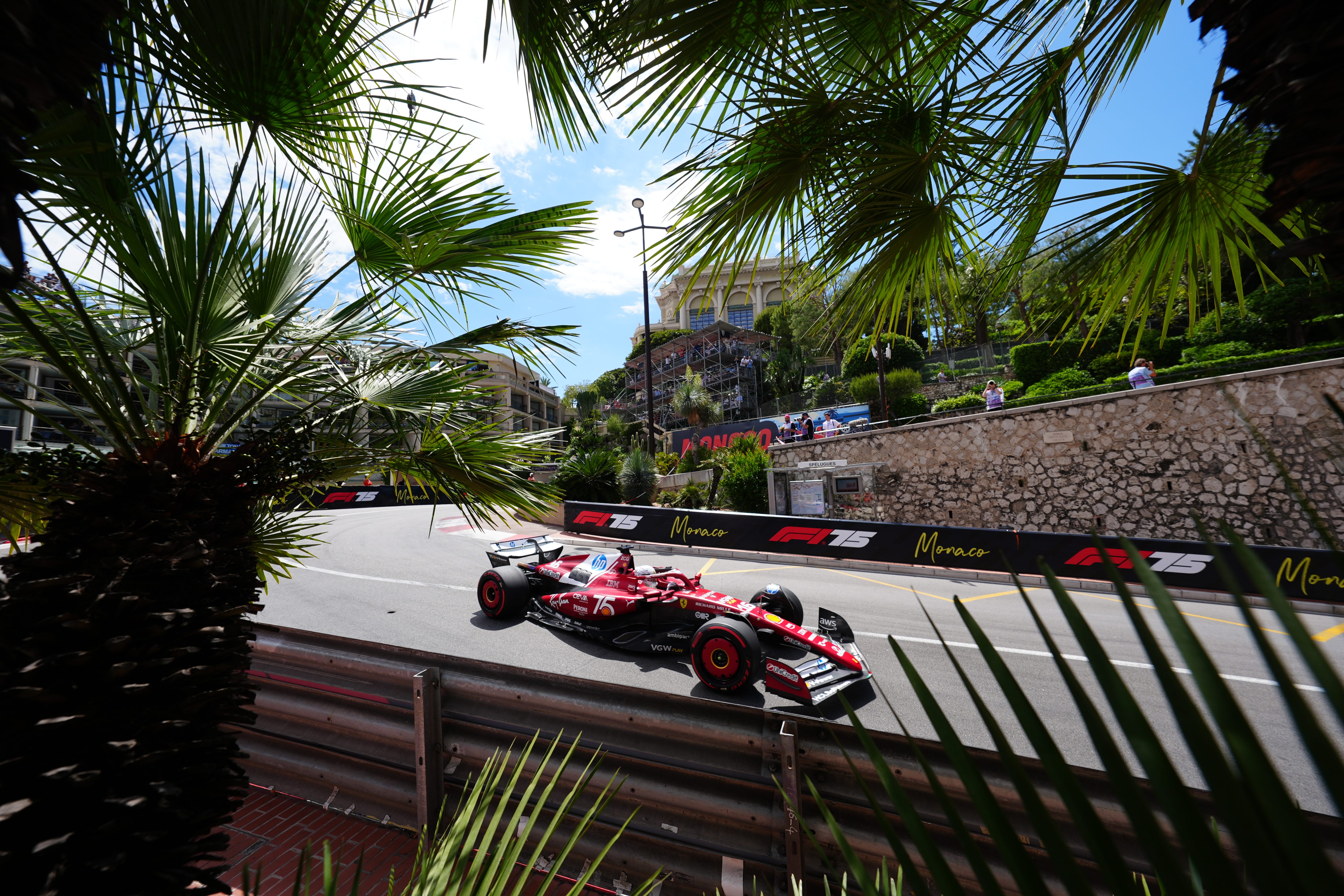 Charles Leclerc topped both practice sessions on Friday in Monaco (David Davies/PA)