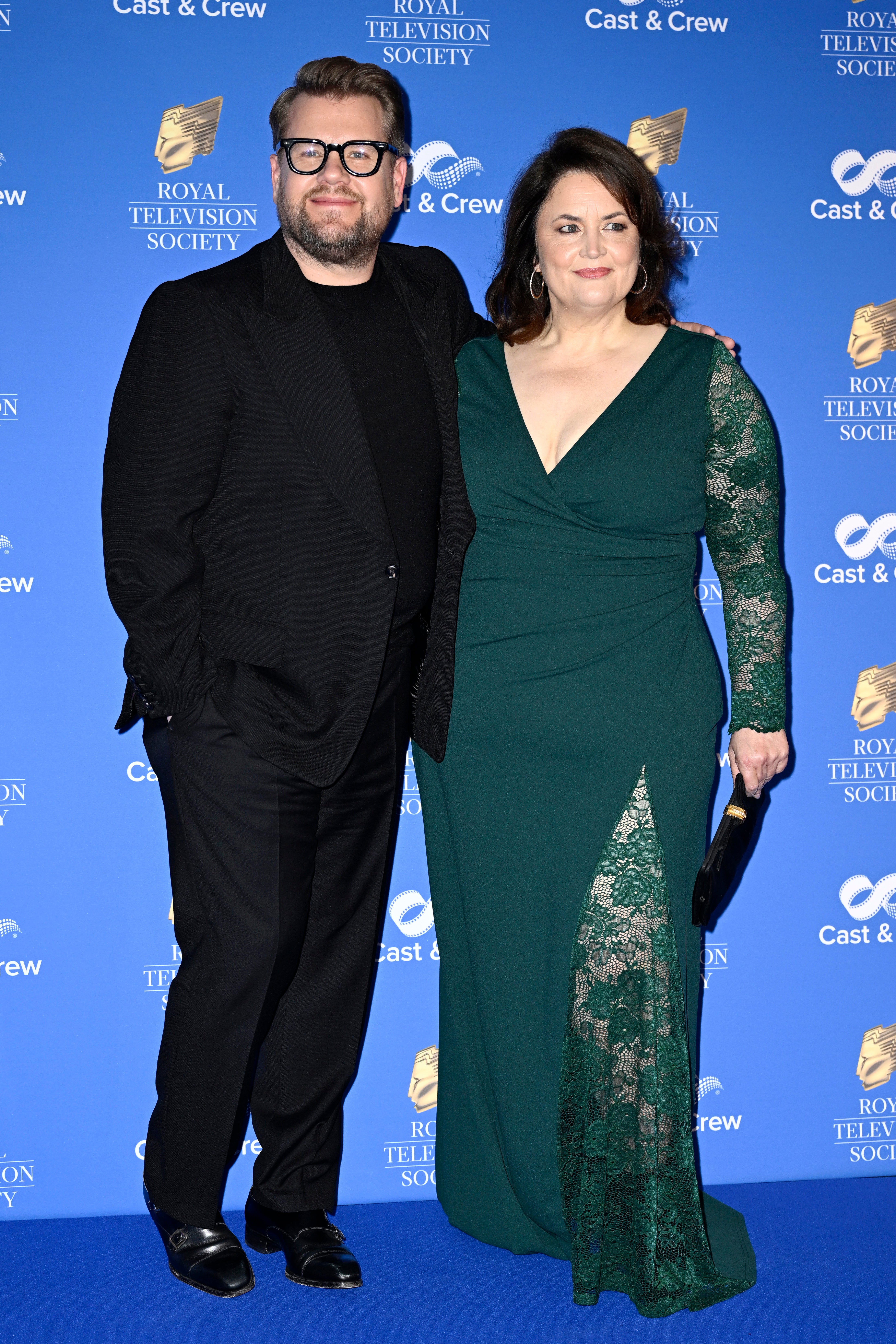 James Corden and Ruth Jones in March 2025