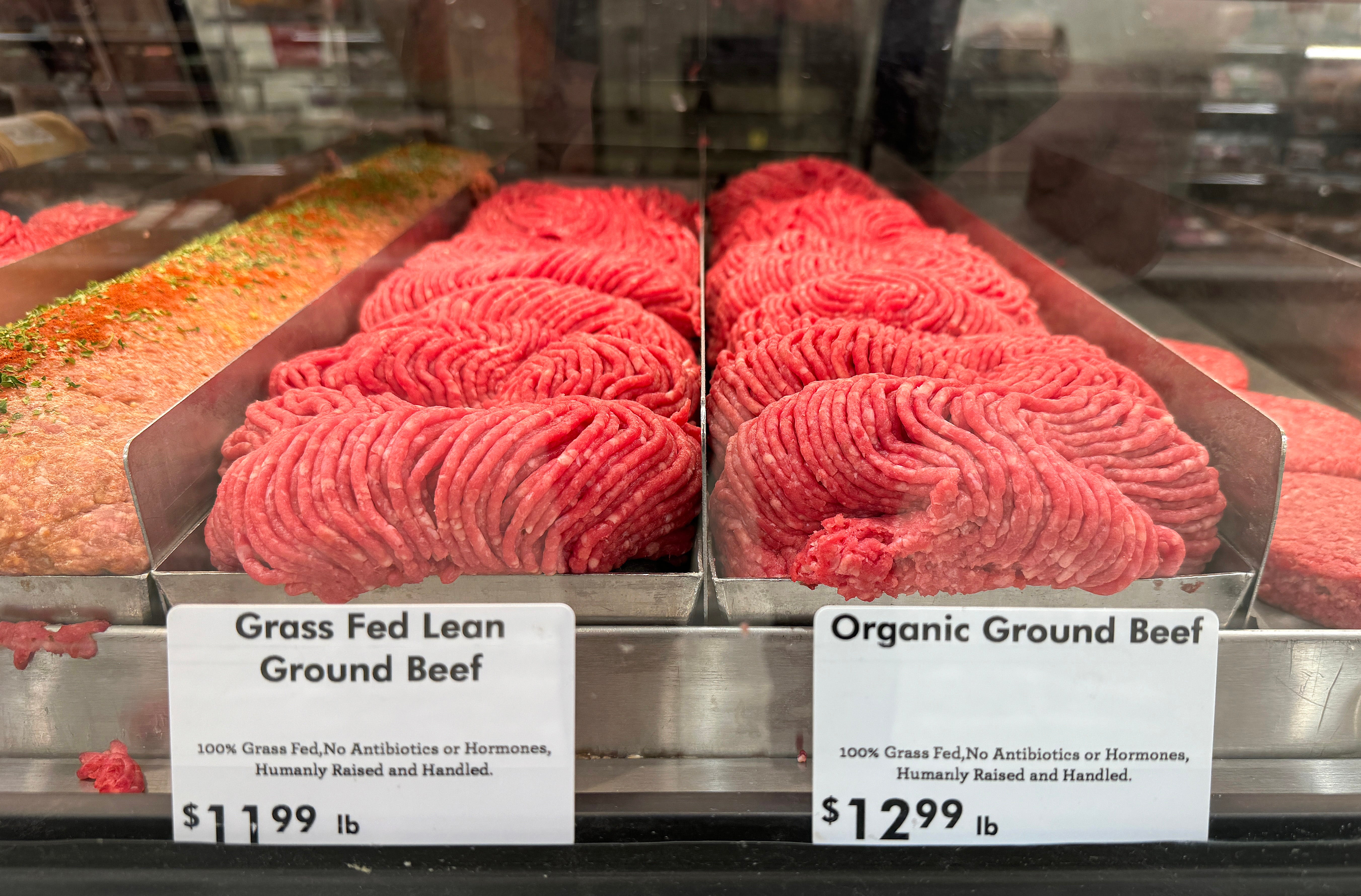 Beef prices had soared to a record high in April, up almost 50 percent from five years ago.