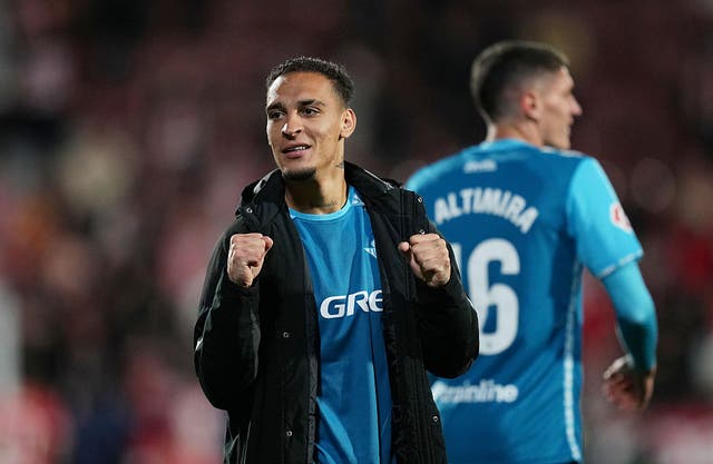 <p>Antony has eight goals and five assist since joining Betis on loan</p>