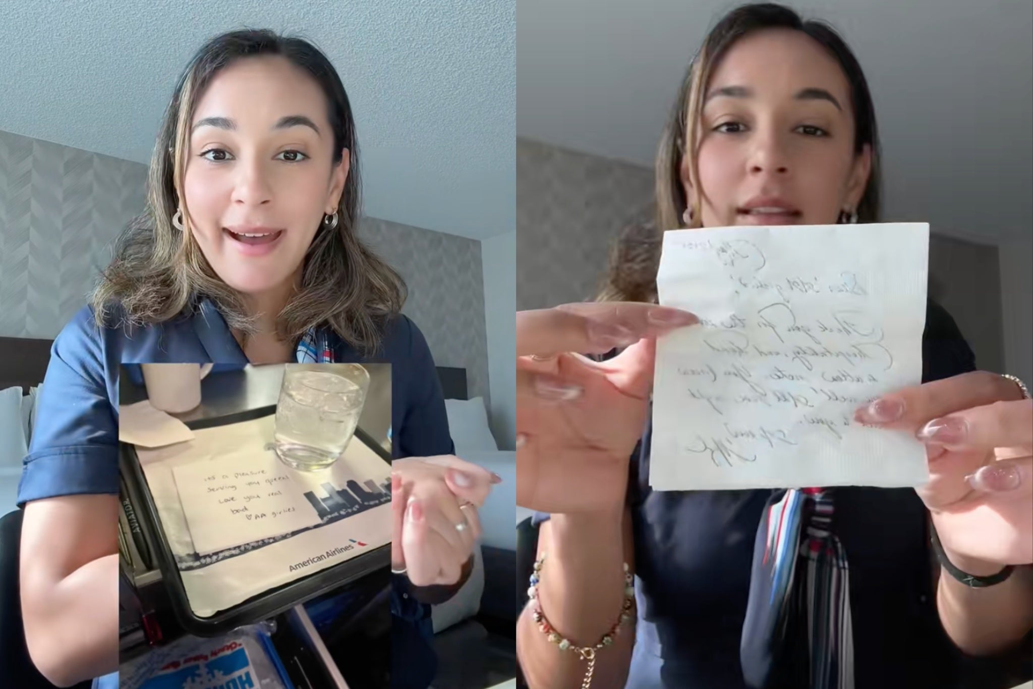 ‘Dear AA girlies, thank you for the love, hospitality and handwritten note — you know me well,’ Meghan’s note read