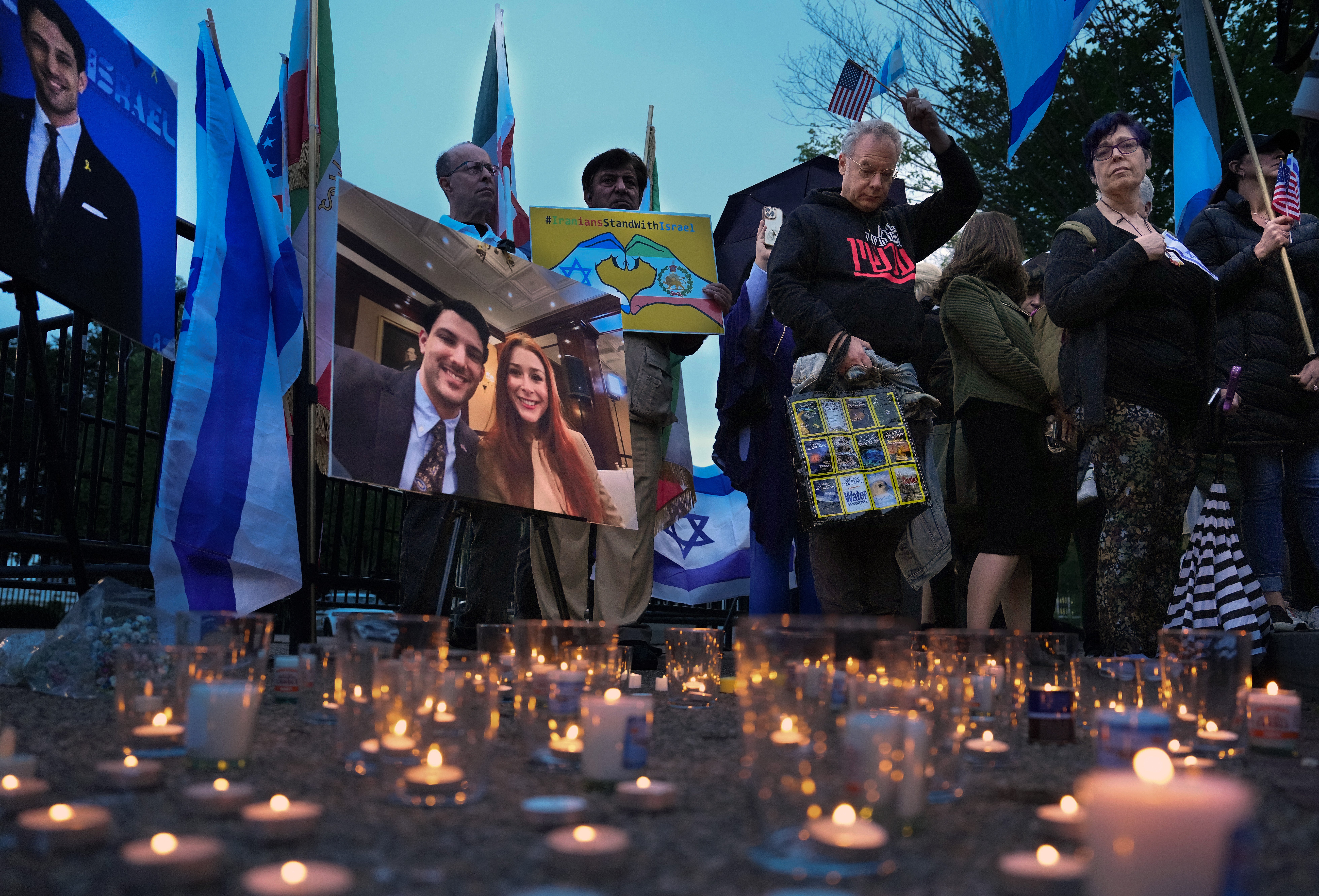 Two Israeli embassy employees were killed in a targeted attack on the building in Washington, D.C.