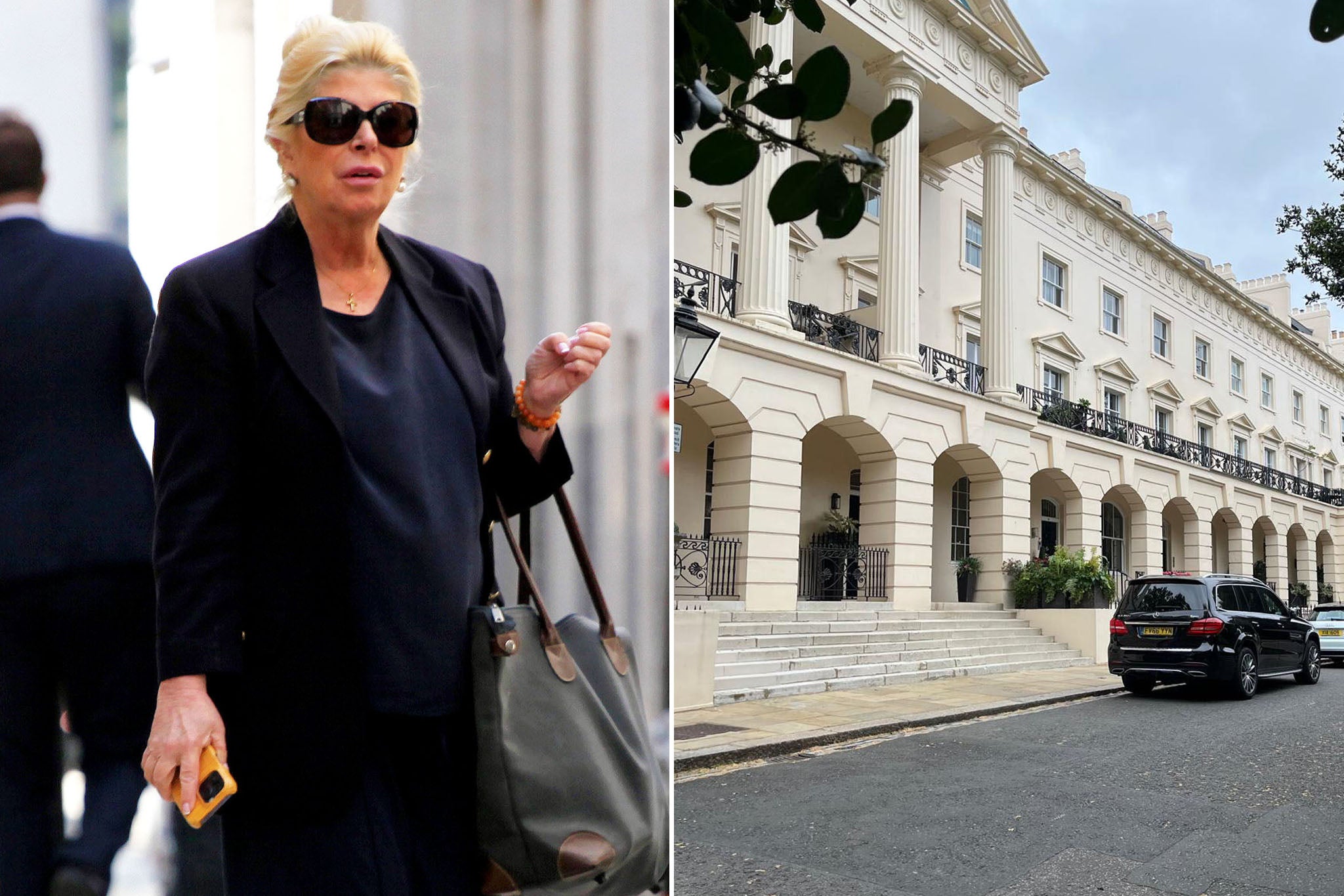 Deborah Fiorentino, 63, was sued after she failed to pay the mortgage on her Grade-I listed Regents Park home