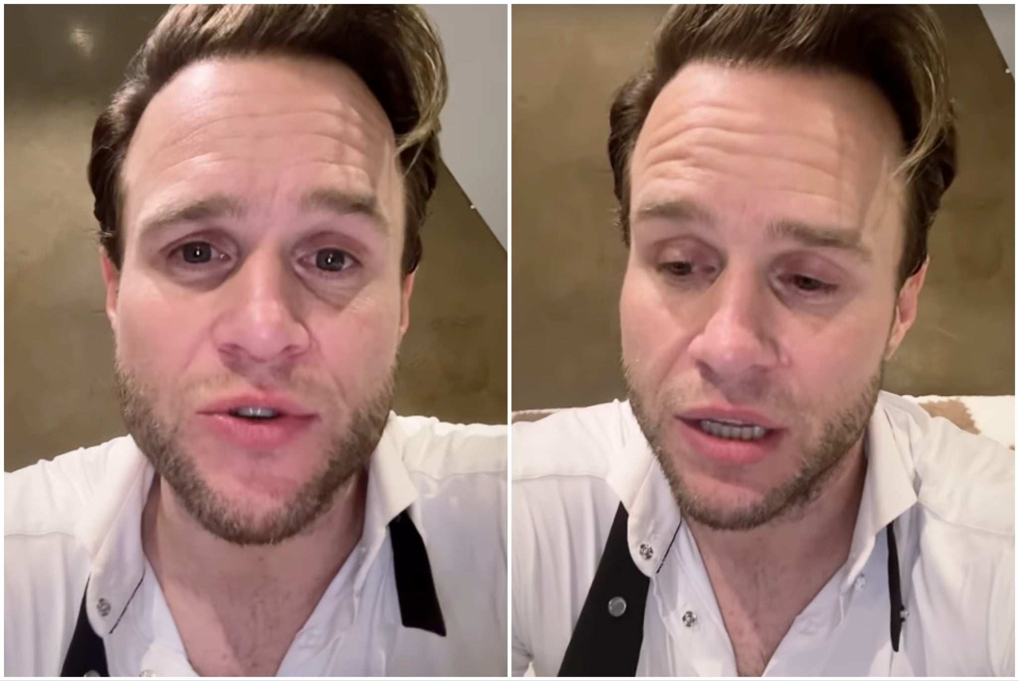 Olly Murs shared a message with fans after being forced to cut a show early