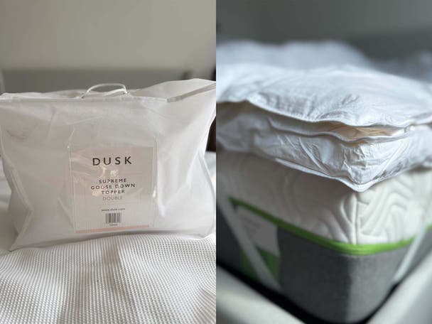 Dusk supreme goose down mattress topper (1)