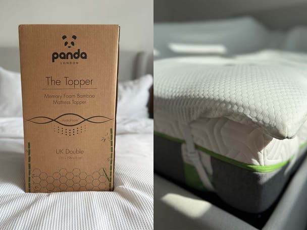 Panda bamboo mattress topper