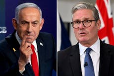 Netanyahu blasts Starmer over pledge UK will recognise Palestine unless war ends