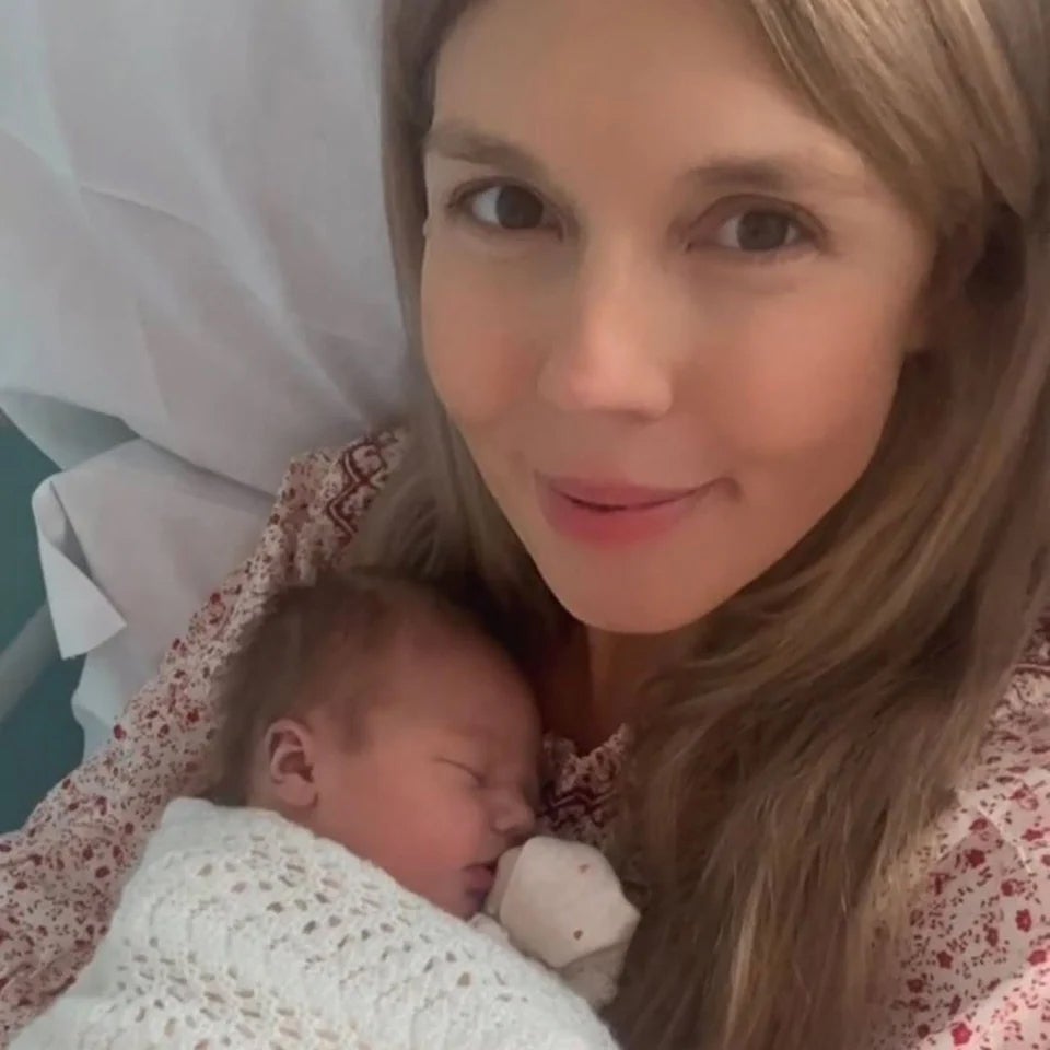 Mrs Johnson welcomed her fourth child