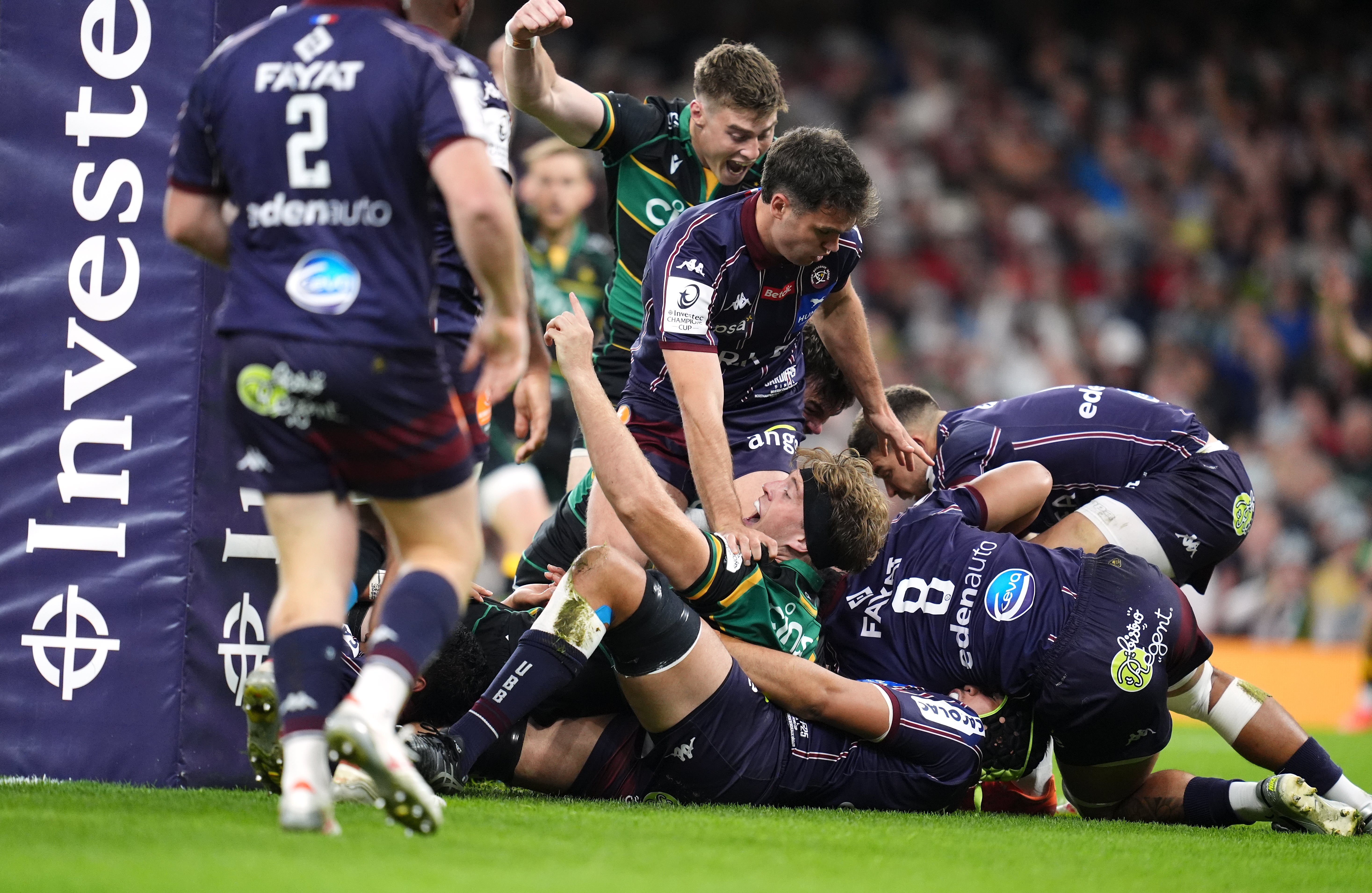 Alex Coles scored the first try inside two minutes