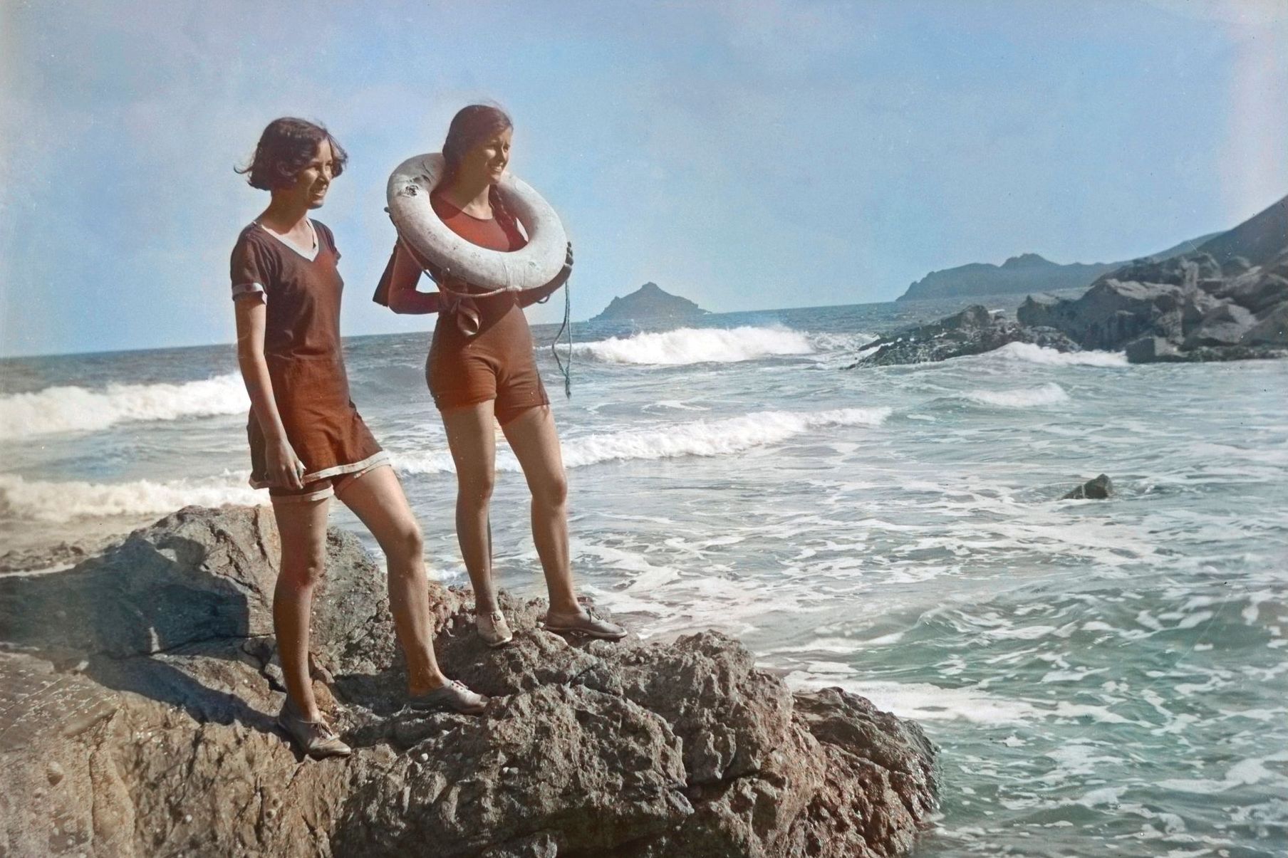 Some cautious swimmers wait for someone to invent the calculator as they ponder the risks of a dip