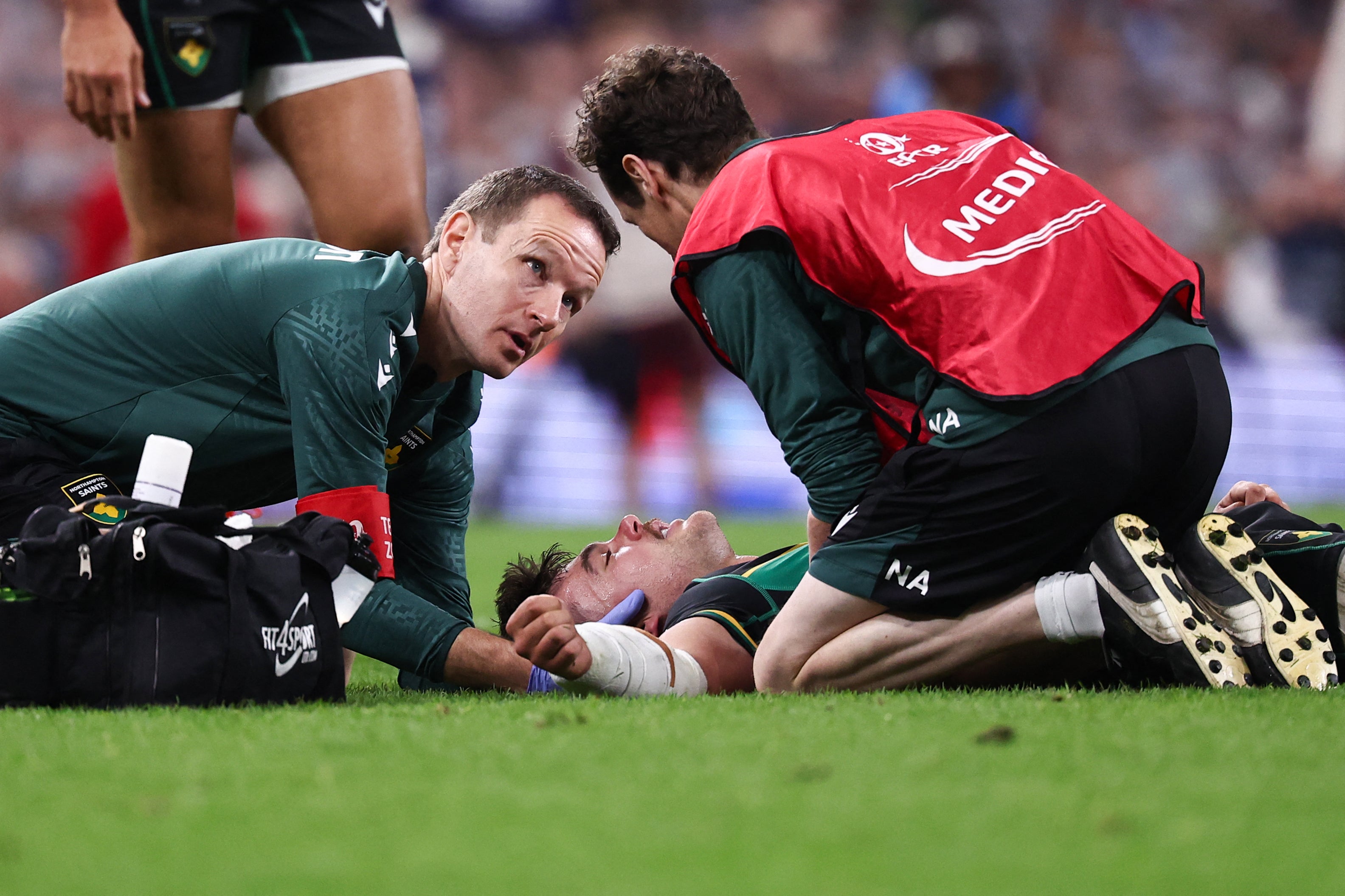 But George Furbank went off injured for Saints shortly after