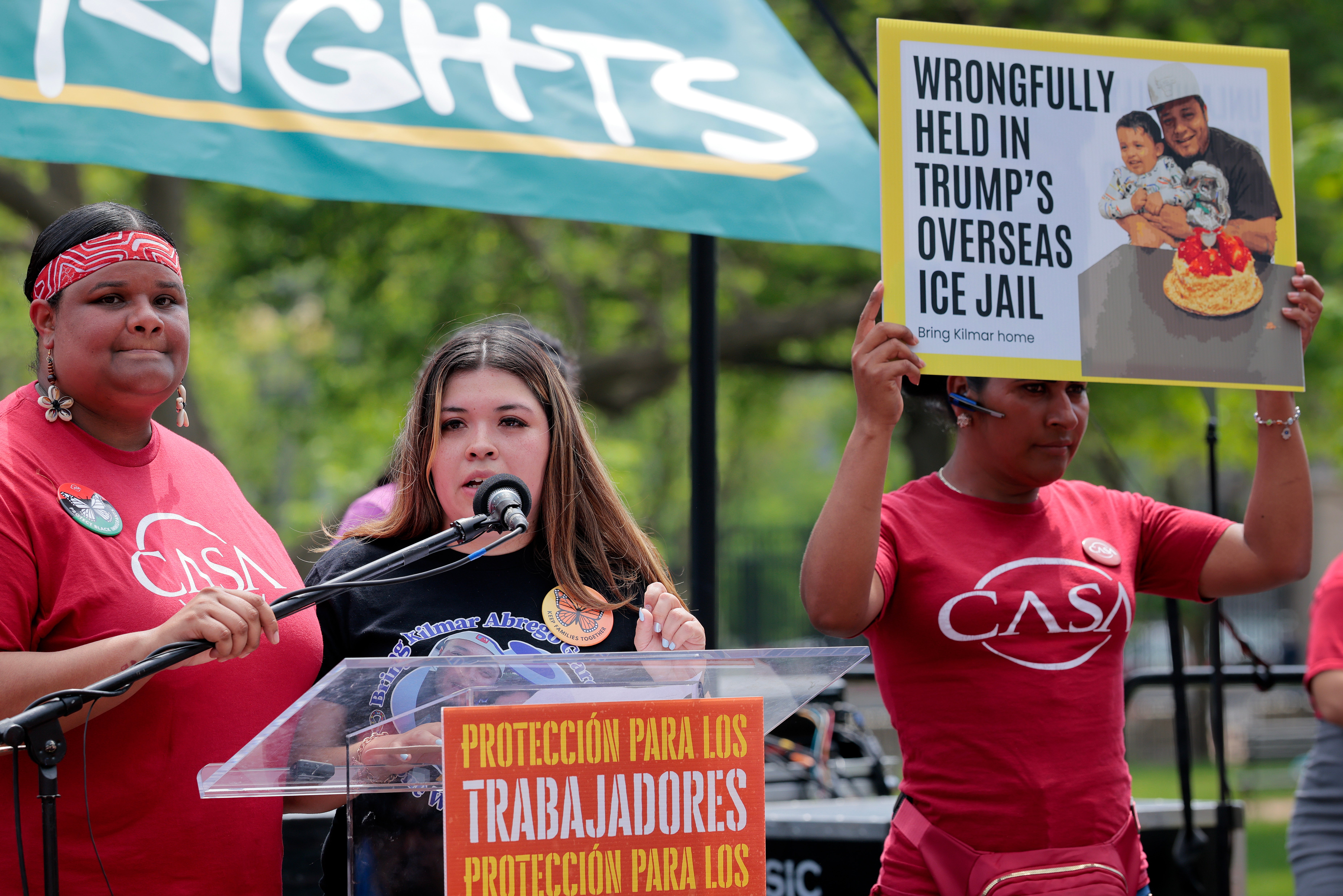 Jennifer Vasquez, wife of Kilmar Abrego Garcia, has said her husband's childhood fear of gangs has followed him into adulthood