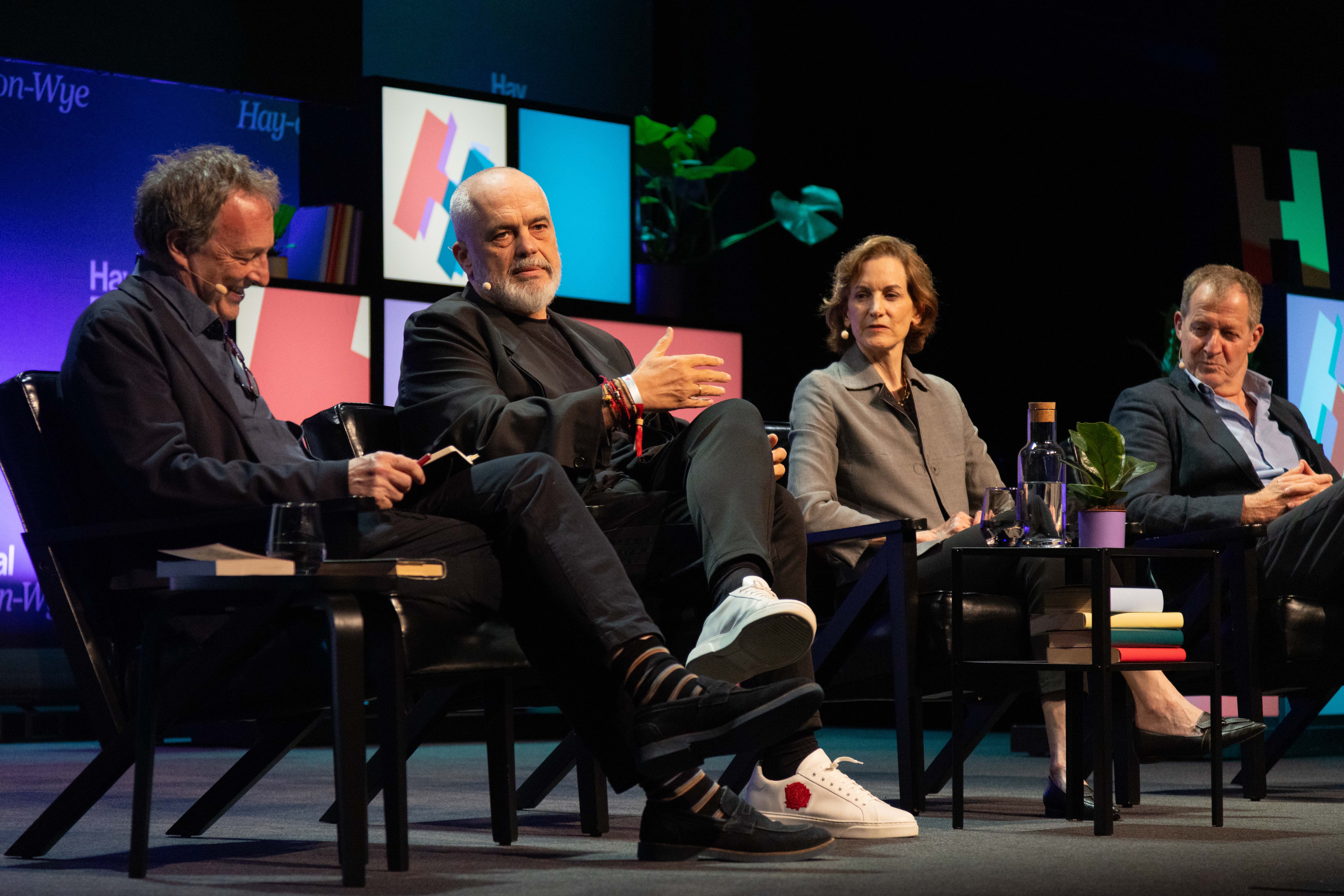 Rama was part of a panel at Wales’ Hay Festival alongside British journalist and broadcaster Misha Glenny, Tony Blair’s longtime aide Alastair Campbell and award-winning historian and author Anne Applebaum.