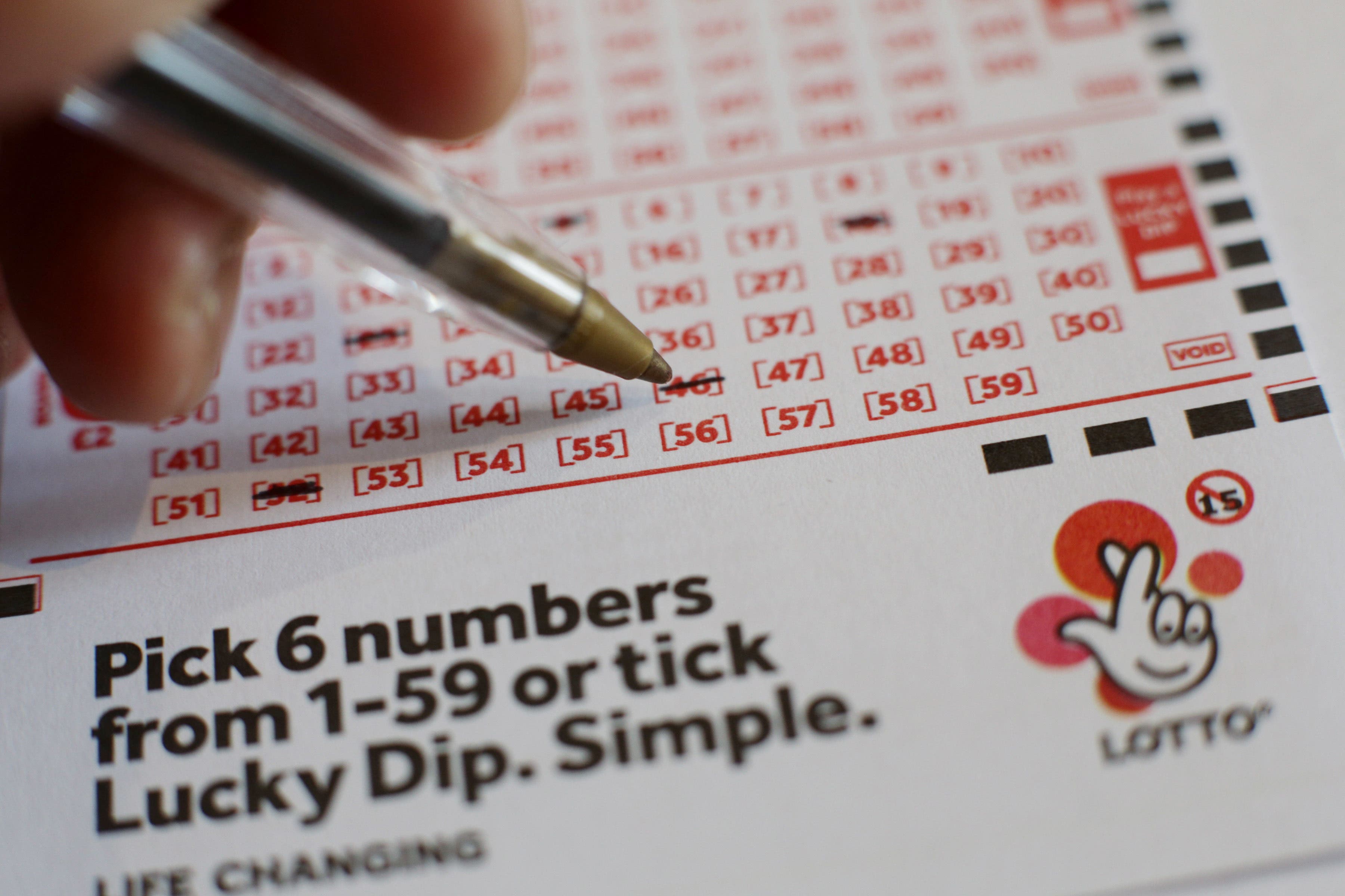 One lucky player has scooped a £3.8 million Lotto jackpot (PA)