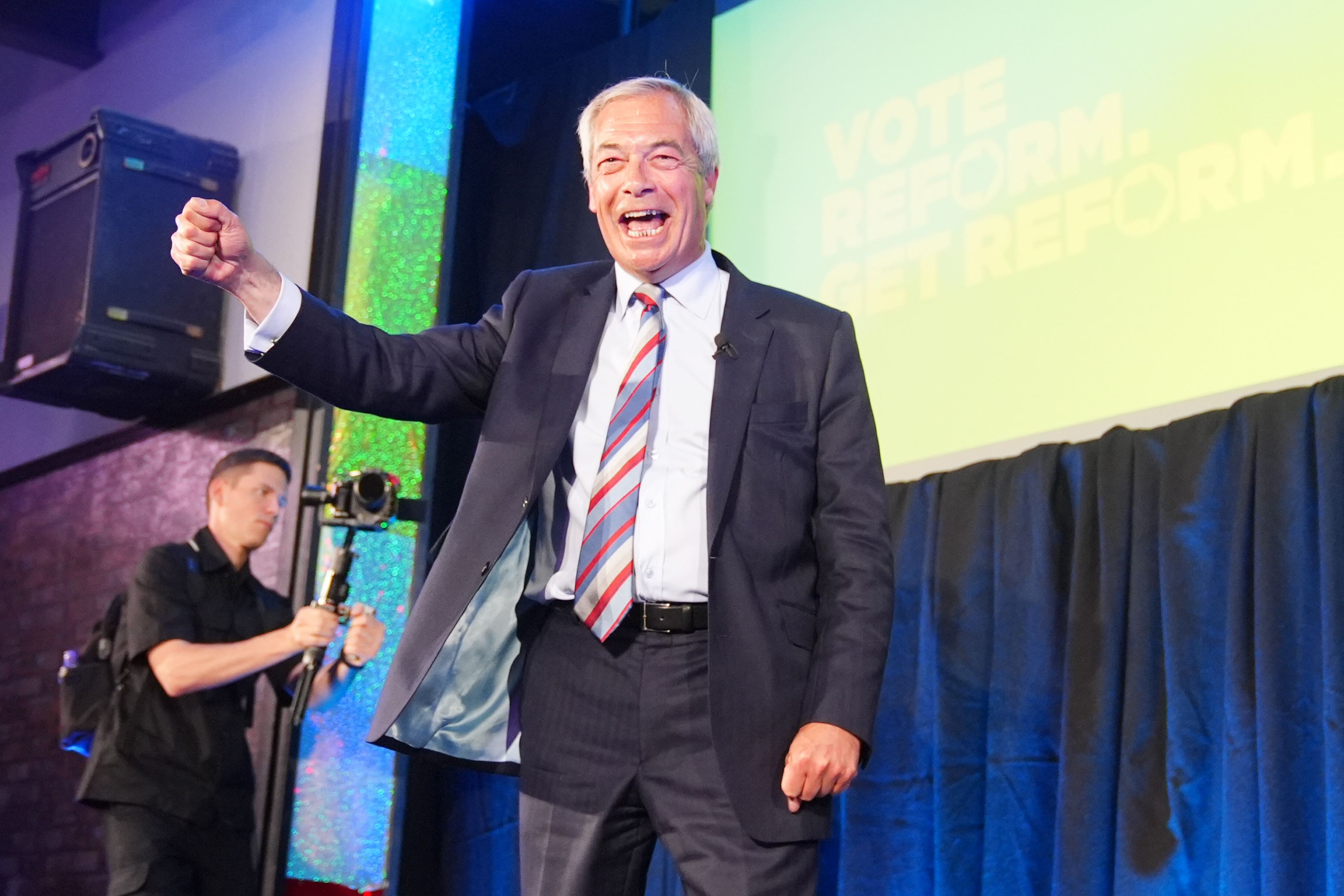 Reform UK leader Nigel Farage is expected to commit to scrapping the two-child benefit cap, and restoring the winter fuel payment to all pensioners. (Owen Humphreys/PA)