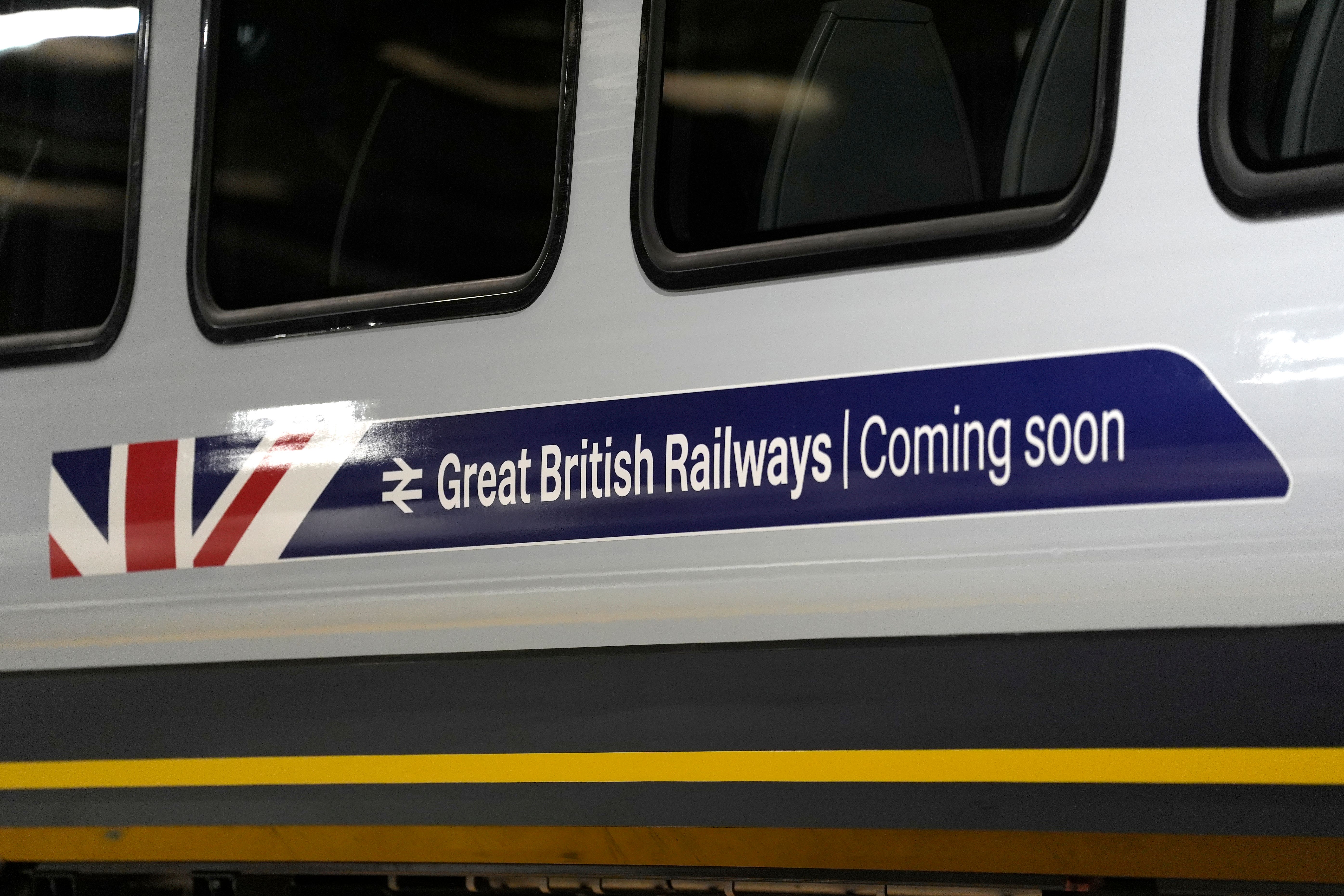 The Government’s renationalisation of rail services has started as trains operated by South Western Railway (SWR) were taken into public control (Andrew Matthews/PA)