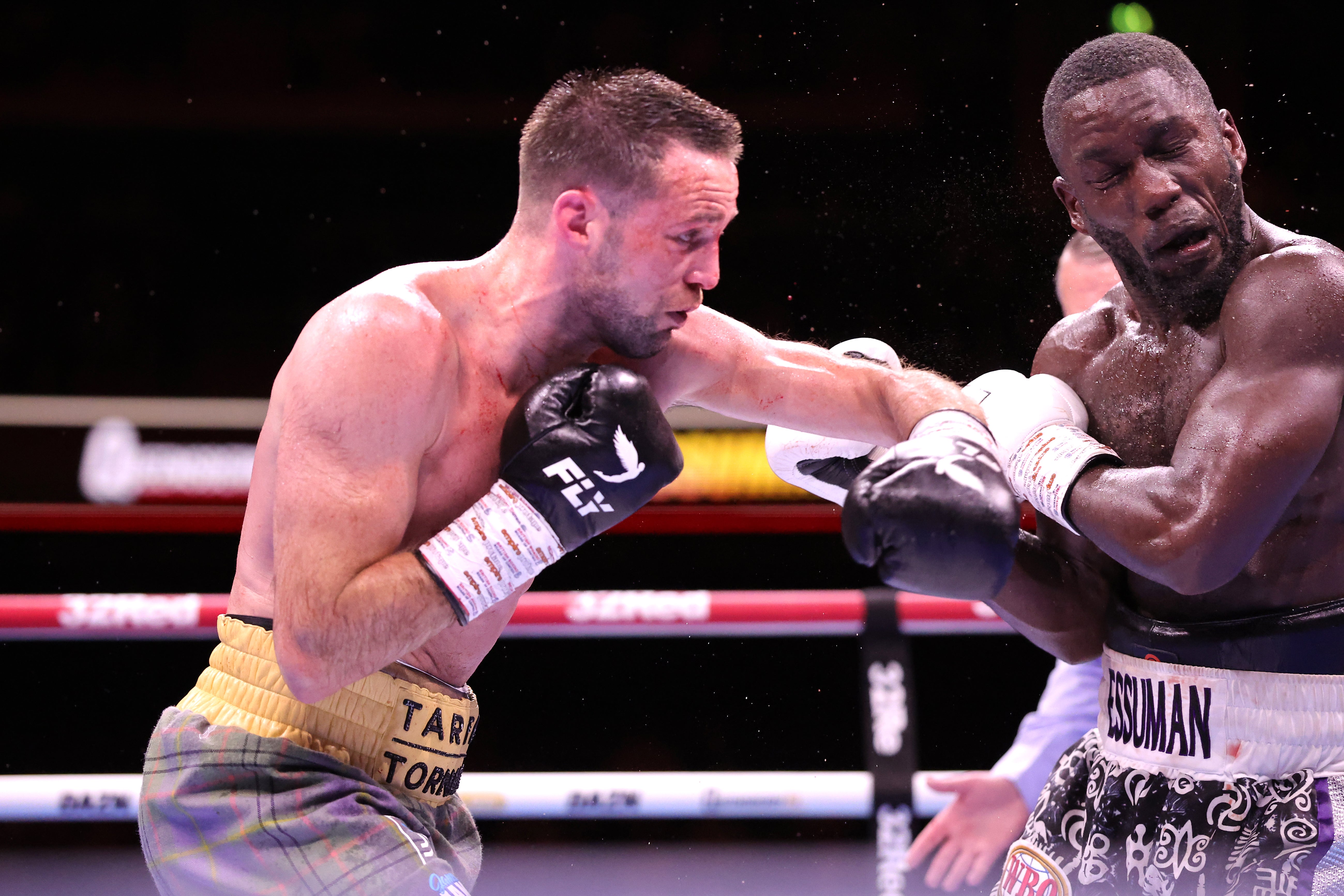 Josh Taylor was unable to land punches consistently