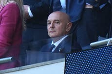 Daniel Levy on The Overlap podcast: ‘When I’m not here I’ll get the credit from Spurs fans’